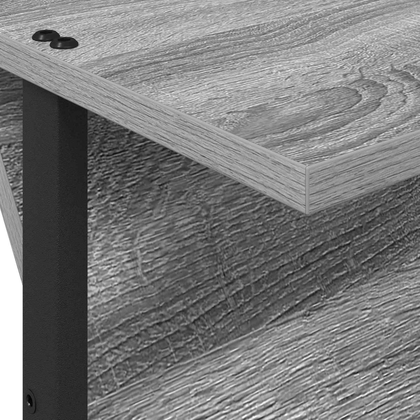 Tijdschrift Rek Grijs Sonoma 68 x 40 x 123.5 cm Bewerkt hout is nu te koop bij PeponiXL, paradijselijk wonen!