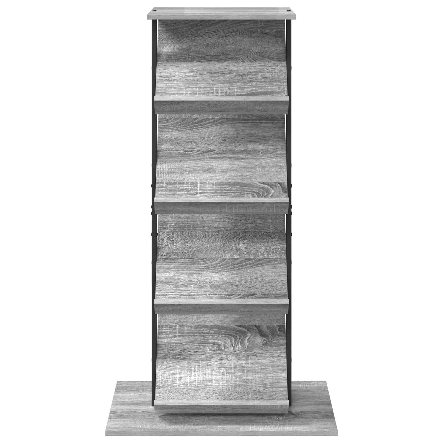 Tijdschrift Rek Grijs Sonoma 68 x 40 x 123.5 cm Bewerkt hout is nu te koop bij PeponiXL, paradijselijk wonen!