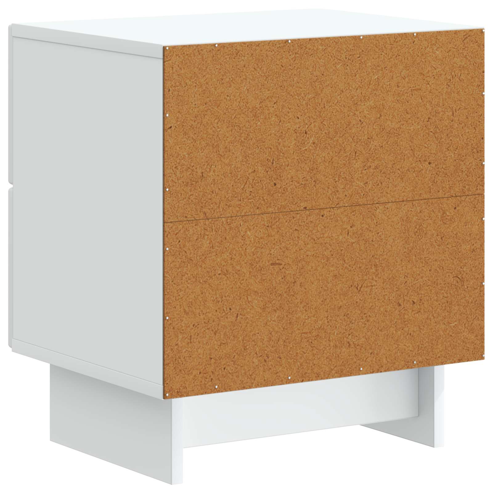 Nachtkastje met lade 2 pcs Wit 43 x 34,5 x 47,5 cm Bewerkt hout is nu te koop bij PeponiXL, paradijselijk wonen!