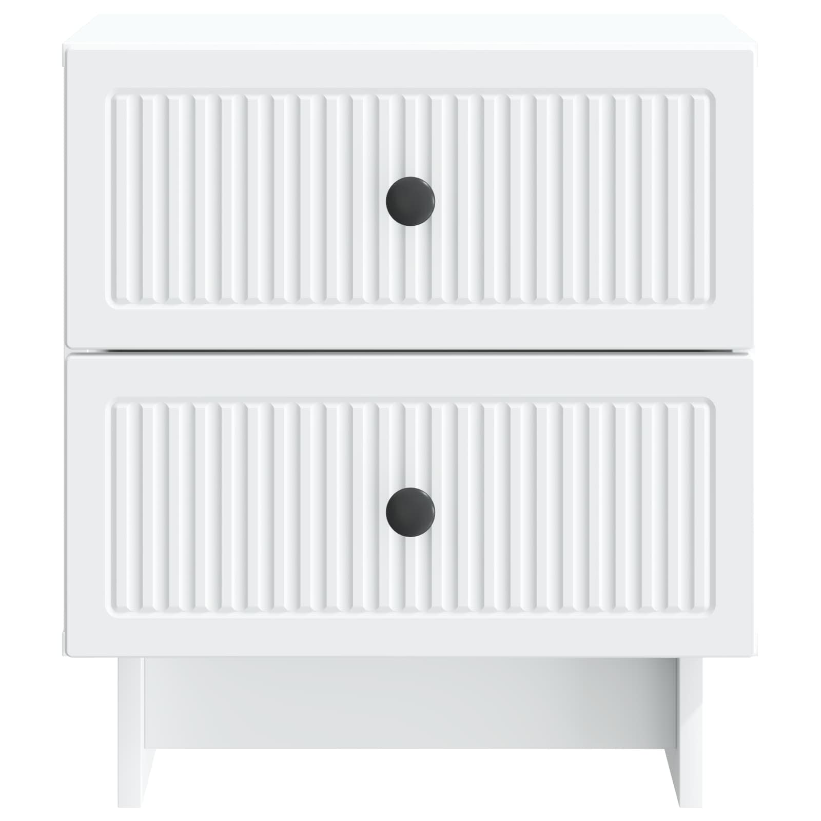 Nachtkastje met lade 2 pcs Wit 43 x 34,5 x 47,5 cm Bewerkt hout is nu te koop bij PeponiXL, paradijselijk wonen!