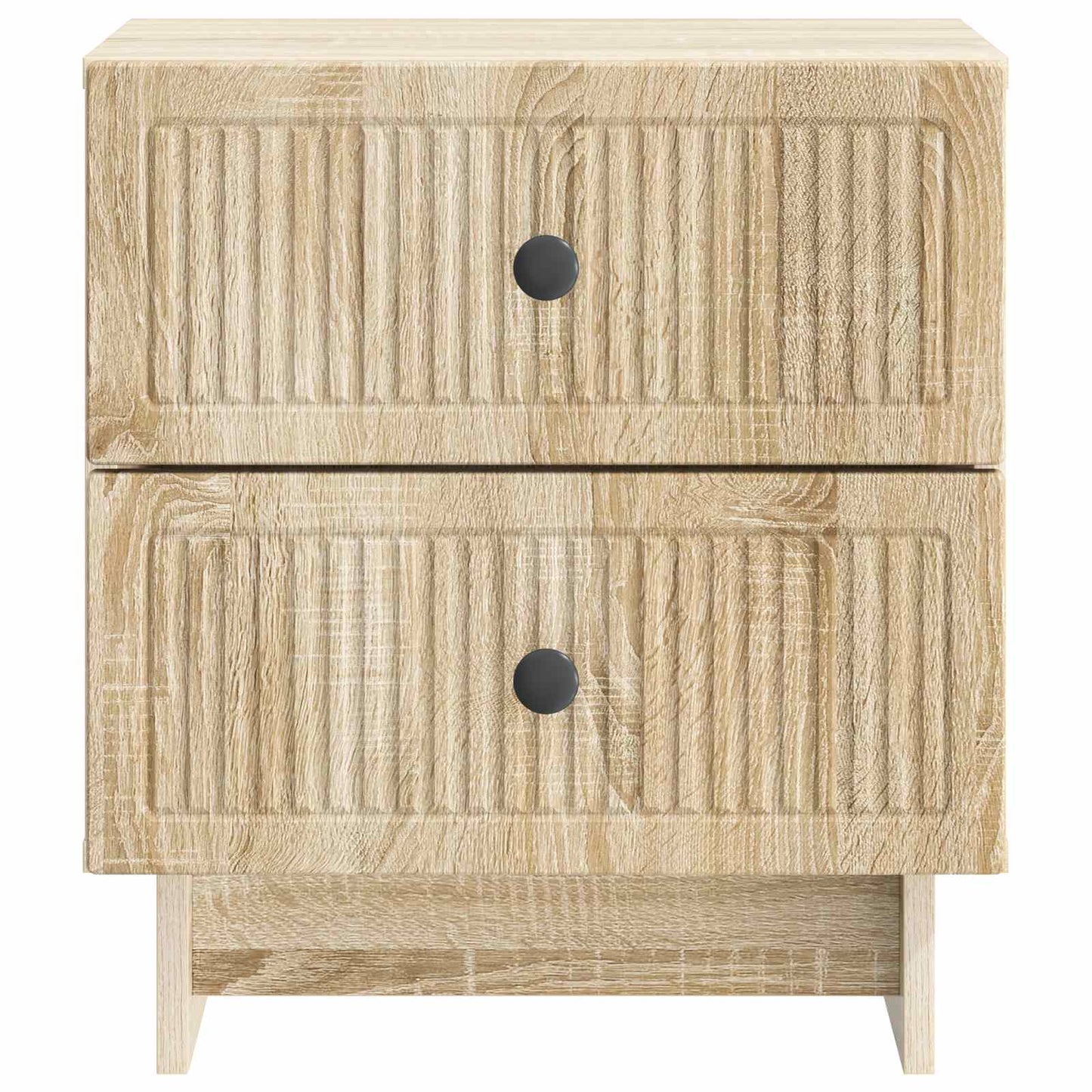 Nachtkastje Sonoma Eiken 43 x 34,5 x 47,5 cm Bewerkt hout is nu te koop bij PeponiXL, paradijselijk wonen!