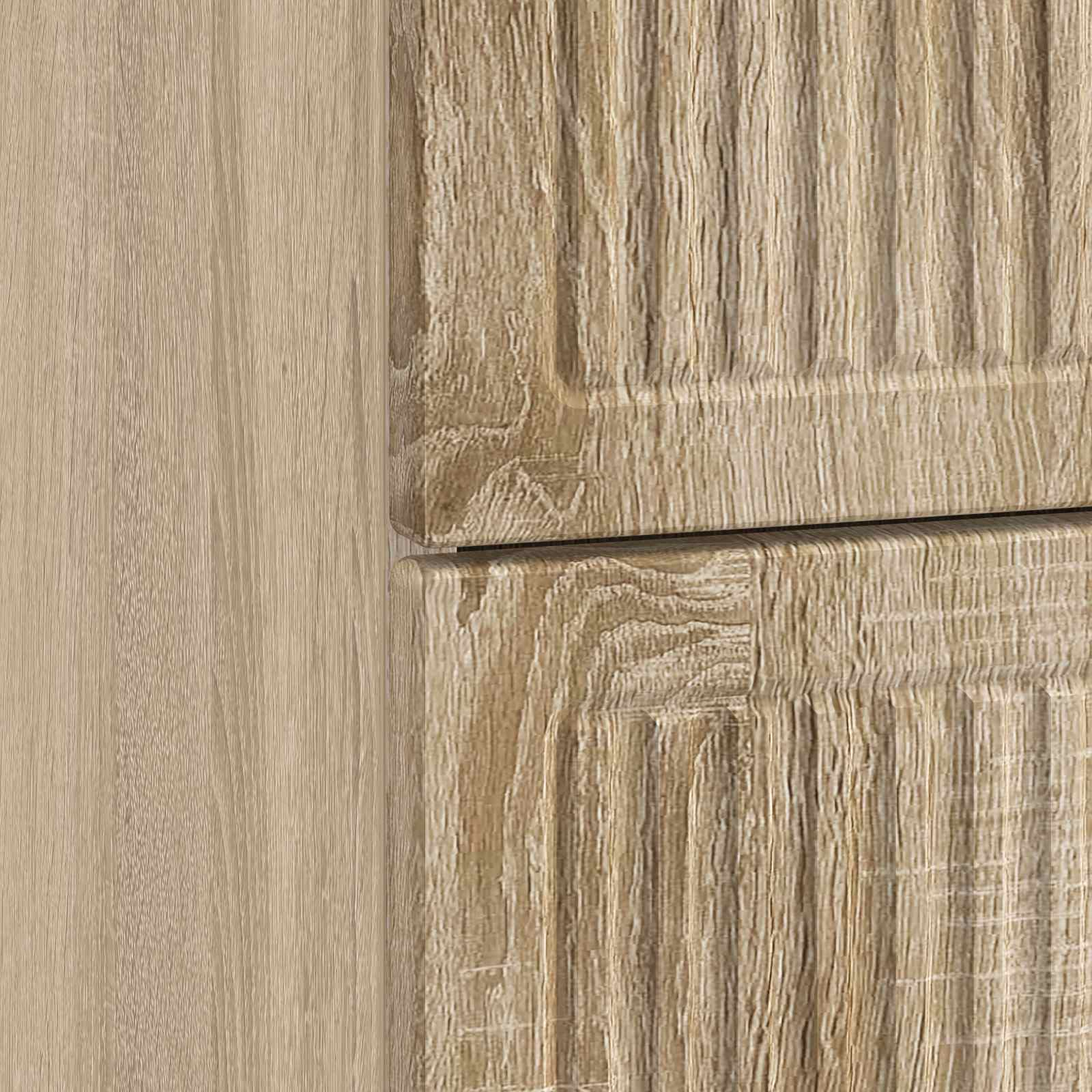 Nachtkastje 2 pcs Sonoma Eiken 43 x 34,5 x 47,5 cm Bewerkt hout is nu te koop bij PeponiXL, paradijselijk wonen!