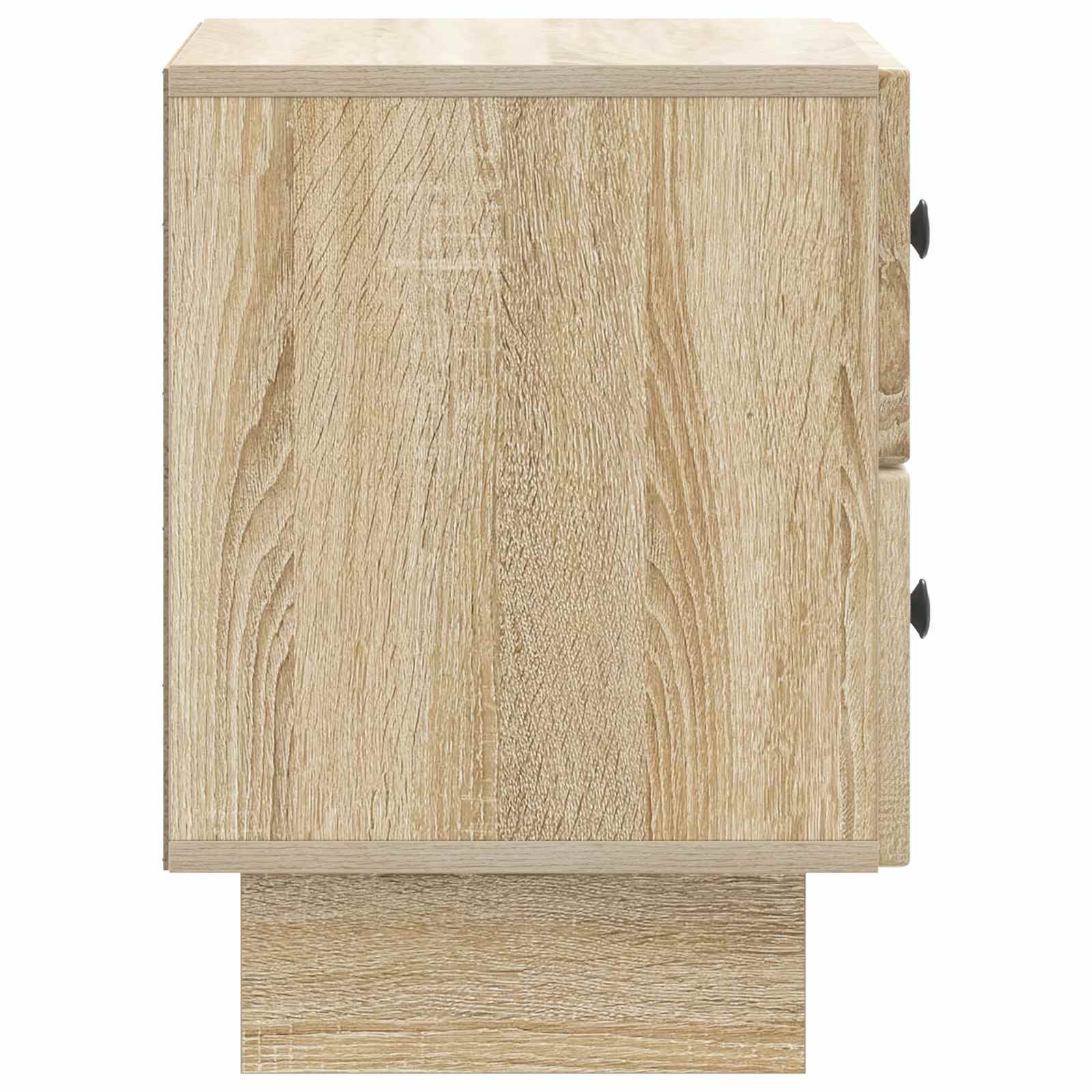 Nachtkastje 2 pcs Sonoma Eiken 43 x 34,5 x 47,5 cm Bewerkt hout is nu te koop bij PeponiXL, paradijselijk wonen!