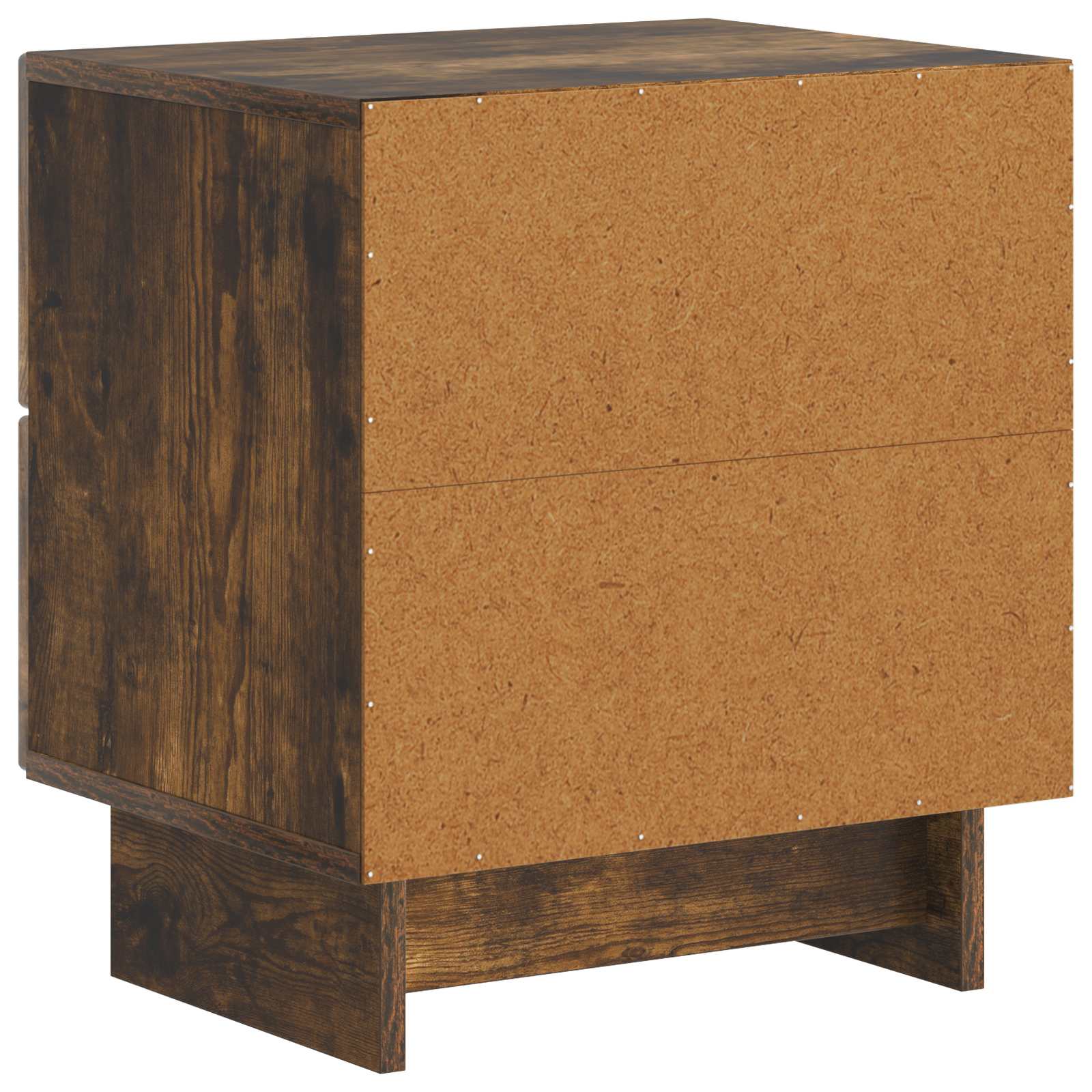 Nachtkastje met lade 2 pcs Gerookt eiken 43 x 34,5 x 47,5 cm is nu te koop bij PeponiXL, paradijselijk wonen!