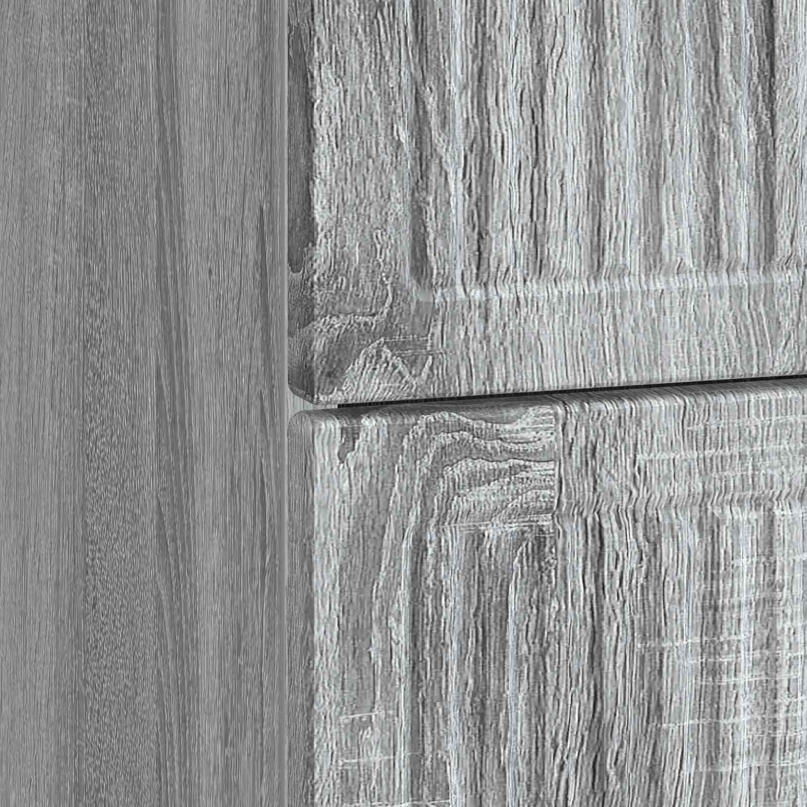 Nachtkastje 2 pcs Grijs sonoma 43 x 34,5 x 47,5 cm Bewerkt hout is nu te koop bij PeponiXL, paradijselijk wonen!