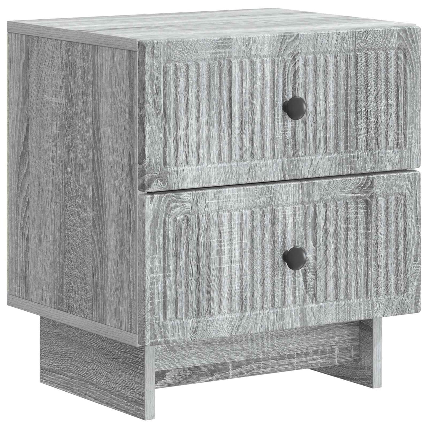 Nachtkastje 2 pcs Grijs sonoma 43 x 34,5 x 47,5 cm Bewerkt hout is nu te koop bij PeponiXL, paradijselijk wonen!