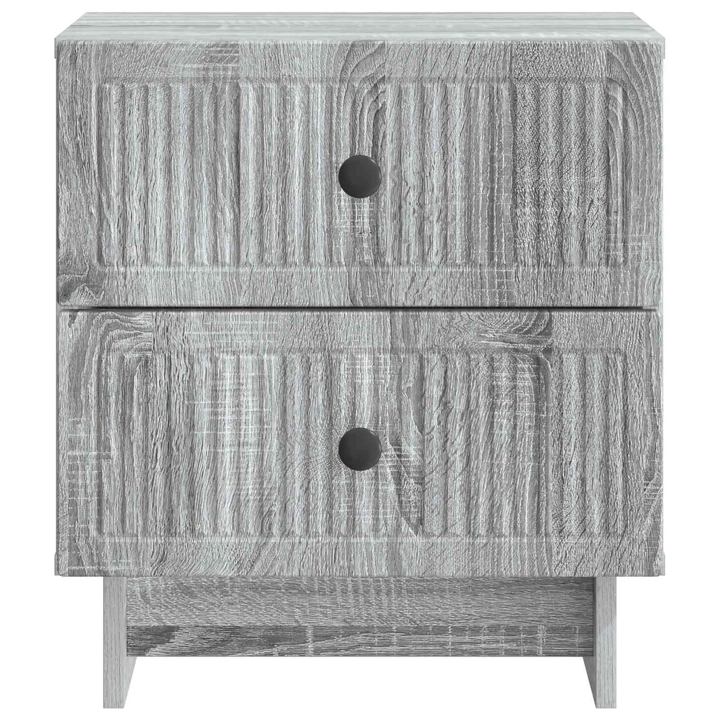 Nachtkastje 2 pcs Grijs sonoma 43 x 34,5 x 47,5 cm Bewerkt hout is nu te koop bij PeponiXL, paradijselijk wonen!