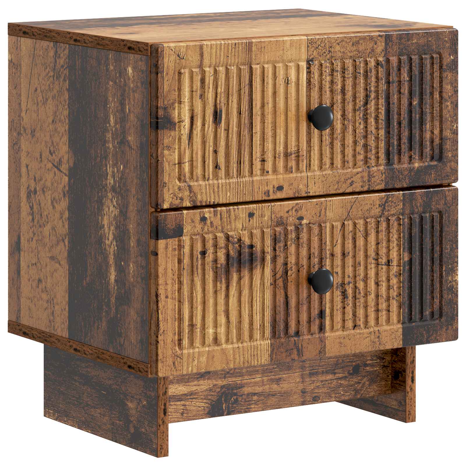 Nachtkastje 2 pcs Oud hout 43 x 34,5 x 47,5 cm Bewerkt hout is nu te koop bij PeponiXL, paradijselijk wonen!