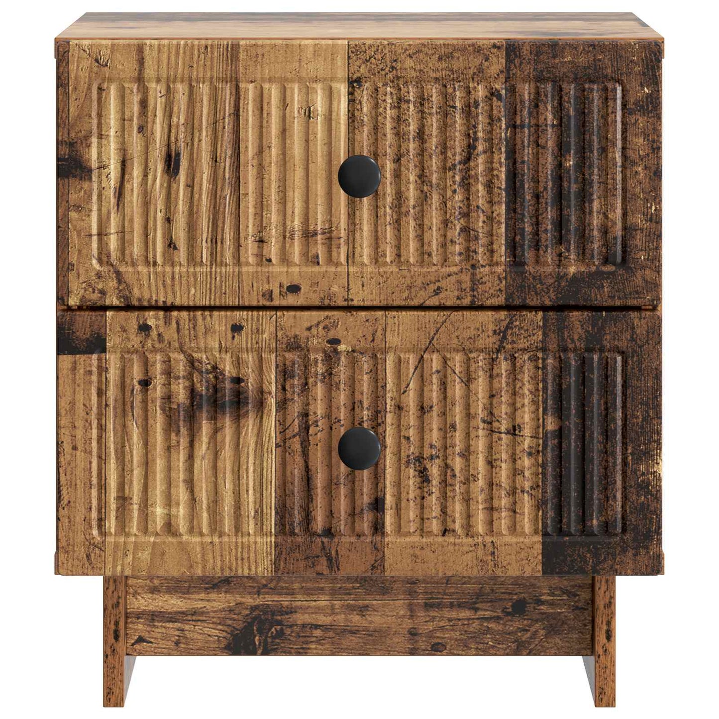 Nachtkastje 2 pcs Oud hout 43 x 34,5 x 47,5 cm Bewerkt hout is nu te koop bij PeponiXL, paradijselijk wonen!