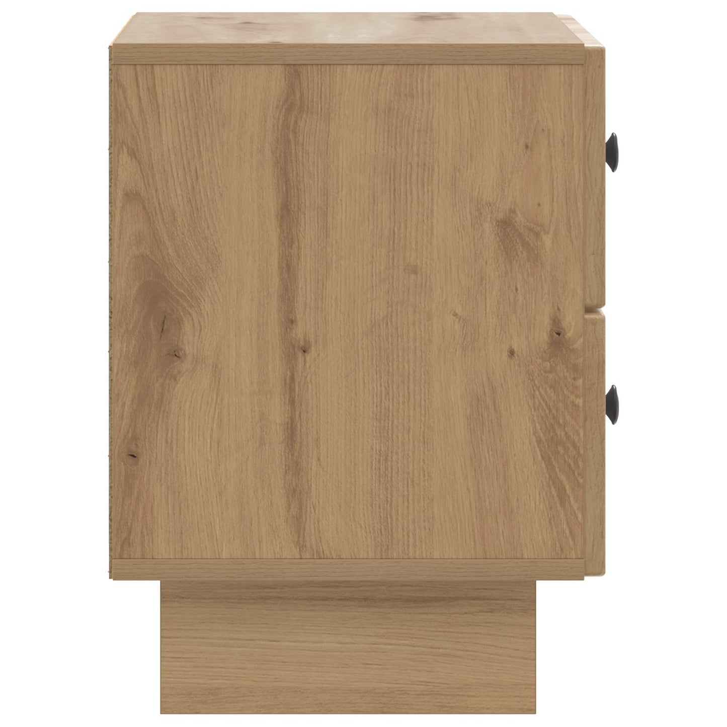 Nachtkastje Artisanaal eiken 43 x 34,5 x 47,5 cm Bewerkt hout is nu te koop bij PeponiXL, paradijselijk wonen!