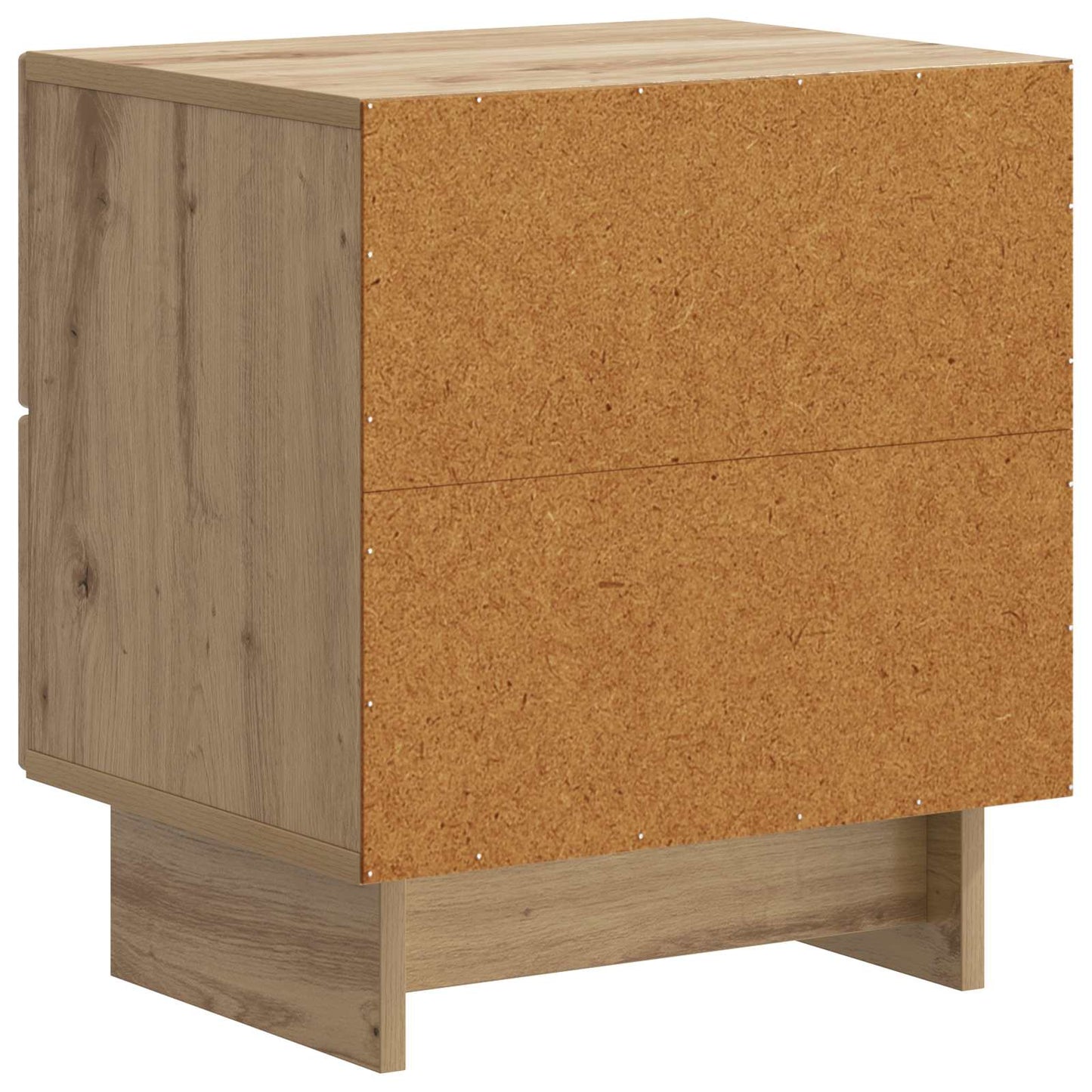 Nachtkastje met lade 2 pcs Artisanaal eiken 43 x 34,5 x 47,5 cm is nu te koop bij PeponiXL, paradijselijk wonen!