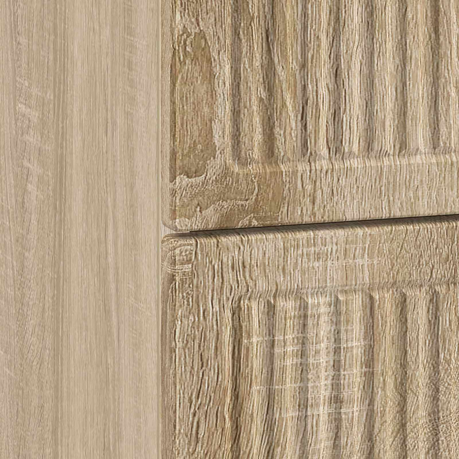 Nachtkastje Sonoma Eiken 62 x 34,5 x 47,5 cm Bewerkt hout is nu te koop bij PeponiXL, paradijselijk wonen!