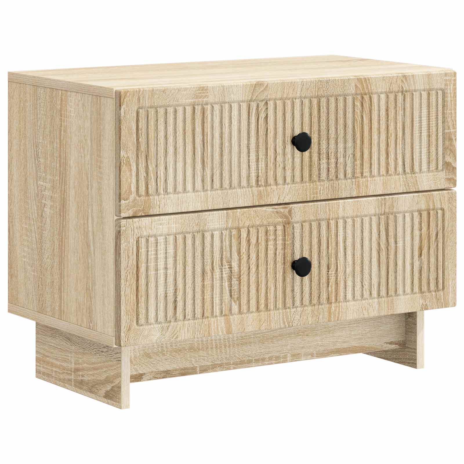 Nachtkastje Sonoma Eiken 62 x 34,5 x 47,5 cm Bewerkt hout is nu te koop bij PeponiXL, paradijselijk wonen!