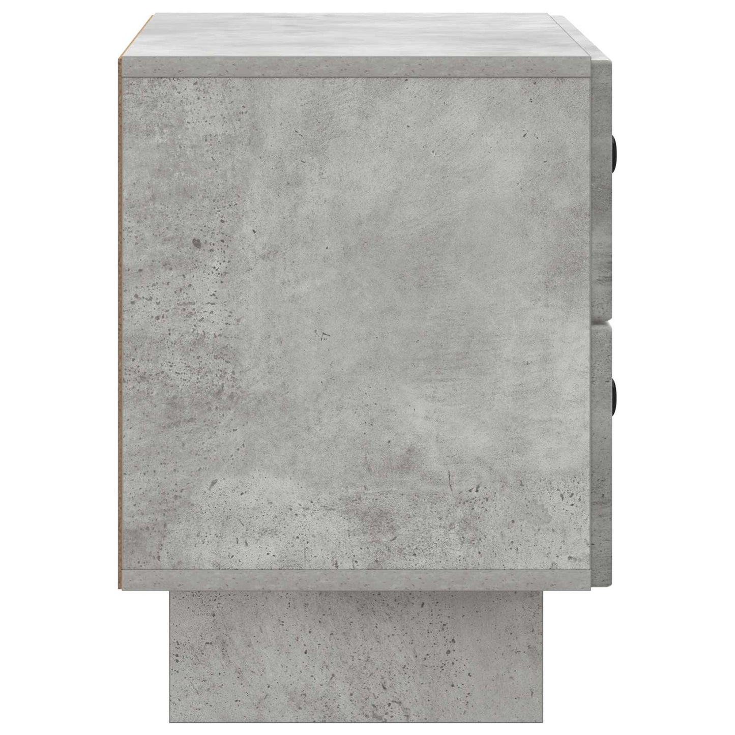 Nachtkastje Betongrijs 62 x 34,5 x 47,5 cm Bewerkt hout is nu te koop bij PeponiXL, paradijselijk wonen!