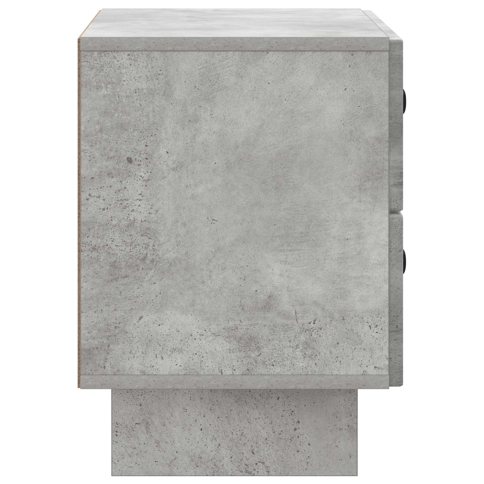 Nachtkastje Betongrijs 62 x 34,5 x 47,5 cm Bewerkt hout is nu te koop bij PeponiXL, paradijselijk wonen!