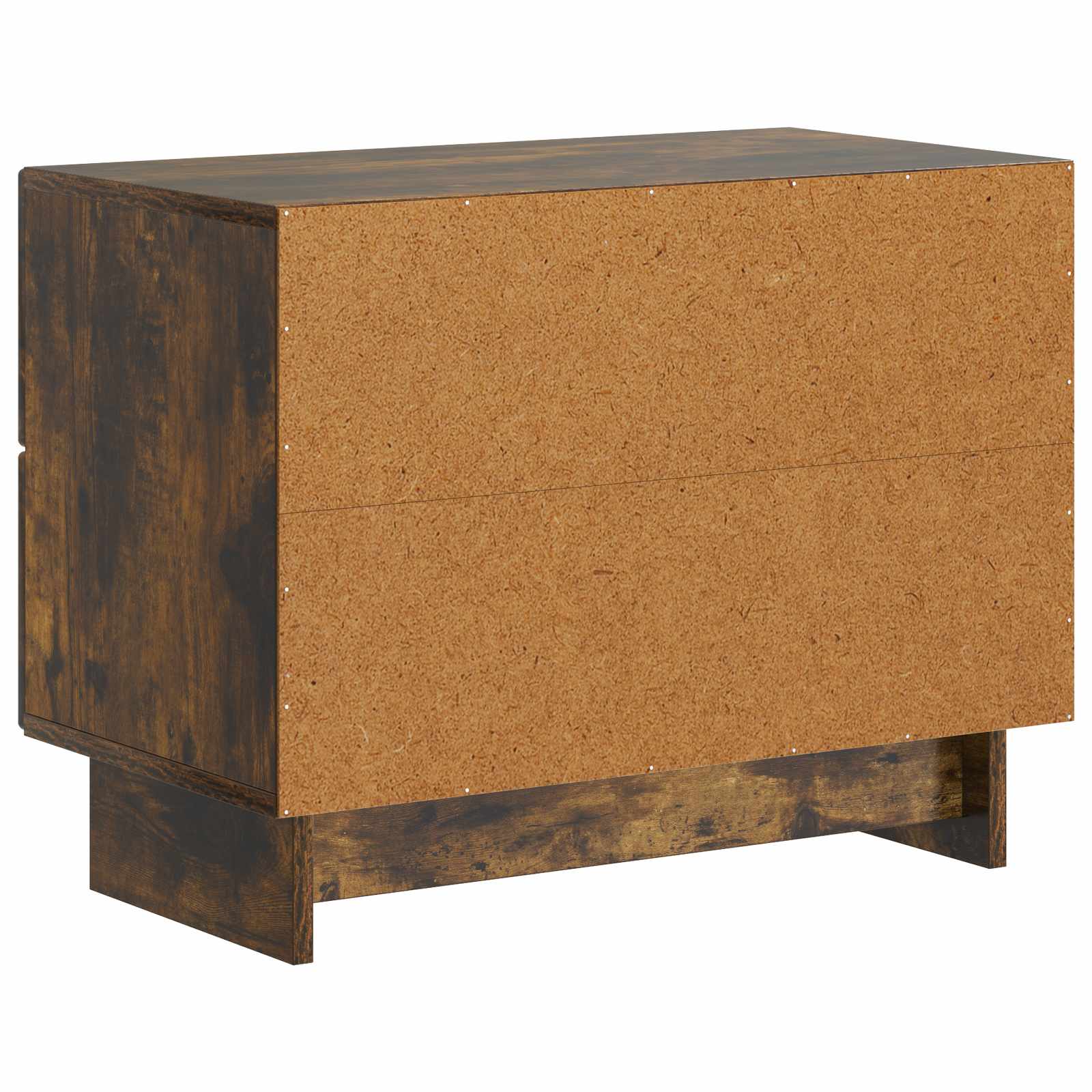 Nachtkastje Gerookt eiken 62 x 34,5 x 47,5 cm Bewerkt hout is nu te koop bij PeponiXL, paradijselijk wonen!