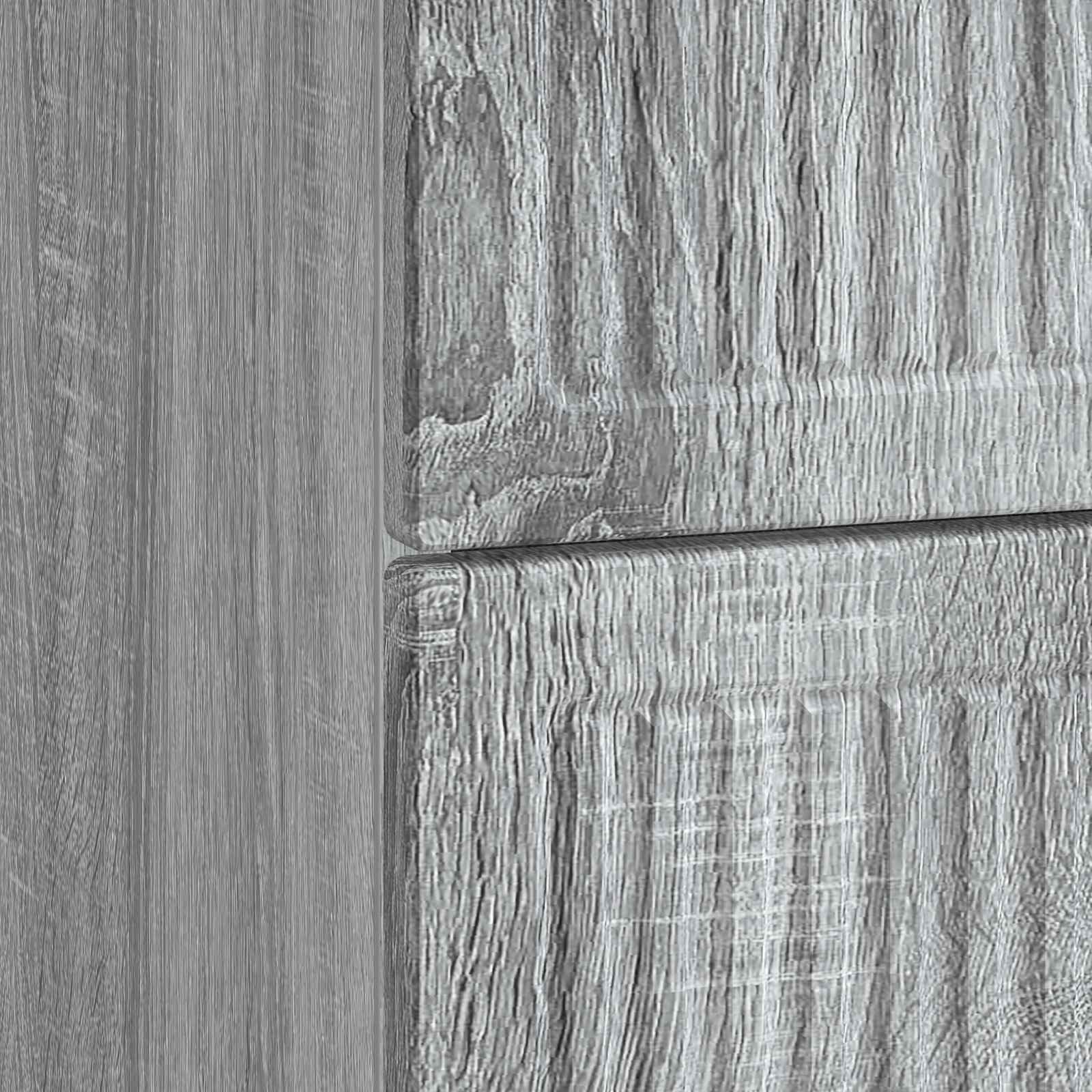 Nachtkastje Grijs sonoma 62 x 34,5 x 47,5 cm Bewerkt hout is nu te koop bij PeponiXL, paradijselijk wonen!