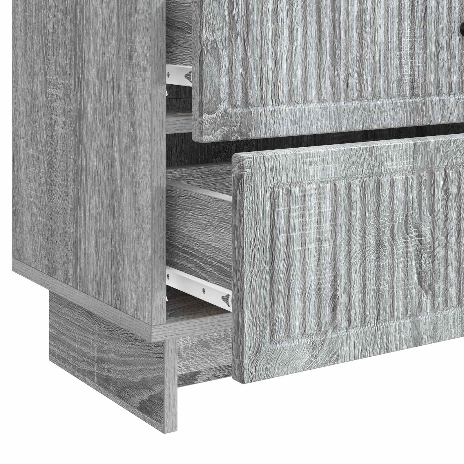 Nachtkastje Grijs sonoma 62 x 34,5 x 47,5 cm Bewerkt hout is nu te koop bij PeponiXL, paradijselijk wonen!