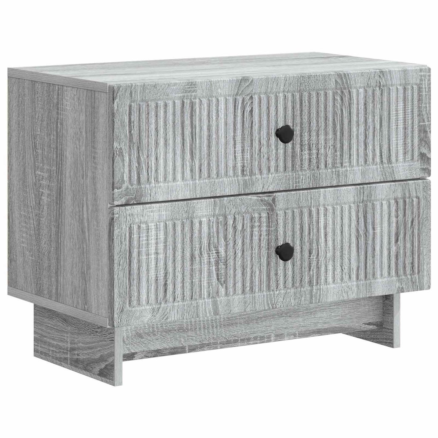 Nachtkastje Grijs sonoma 62 x 34,5 x 47,5 cm Bewerkt hout is nu te koop bij PeponiXL, paradijselijk wonen!