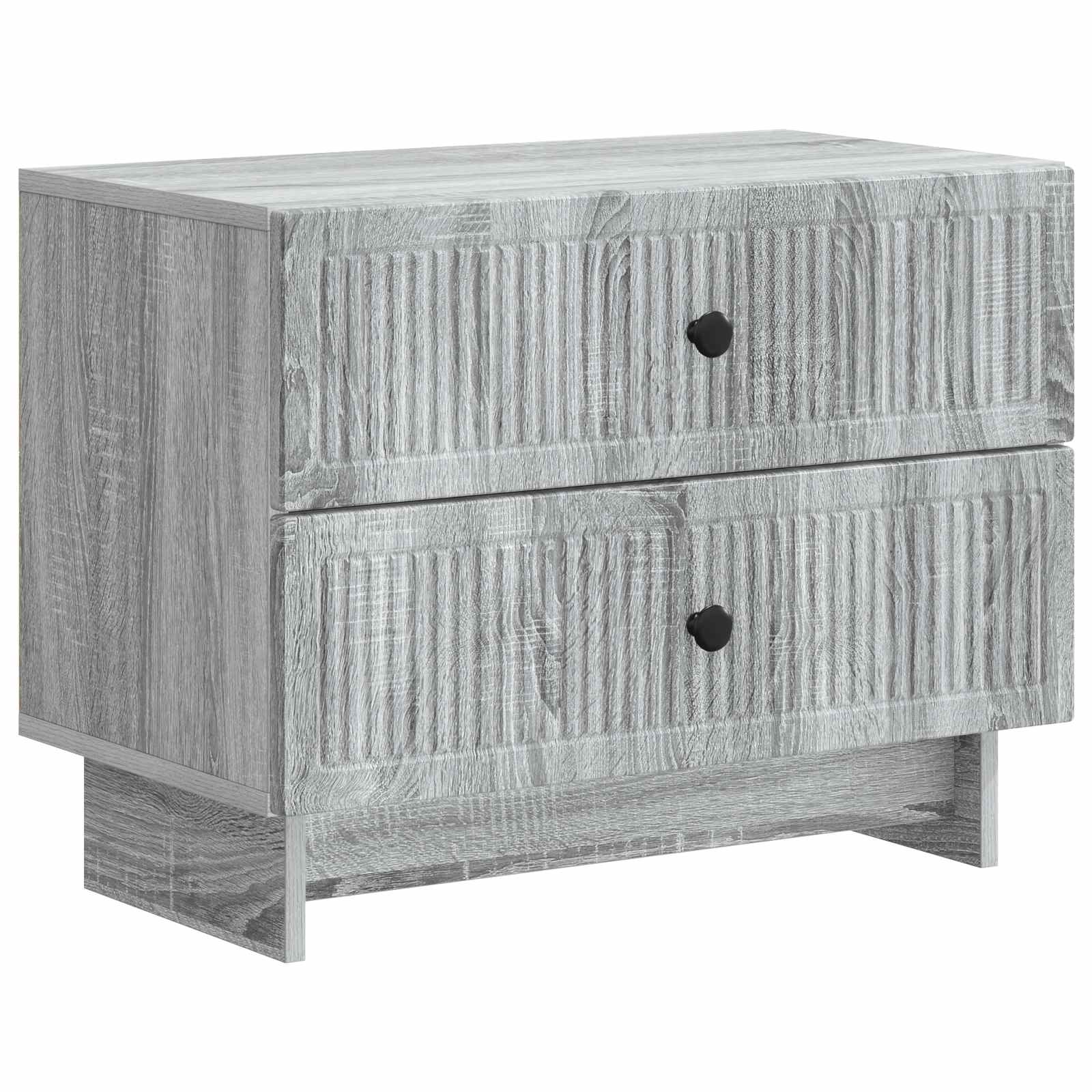 Nachtkastje Grijs sonoma 62 x 34,5 x 47,5 cm Bewerkt hout is nu te koop bij PeponiXL, paradijselijk wonen!