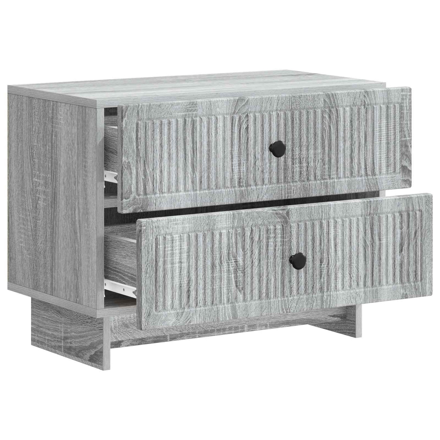 Nachtkastje Grijs sonoma 62 x 34,5 x 47,5 cm Bewerkt hout is nu te koop bij PeponiXL, paradijselijk wonen!