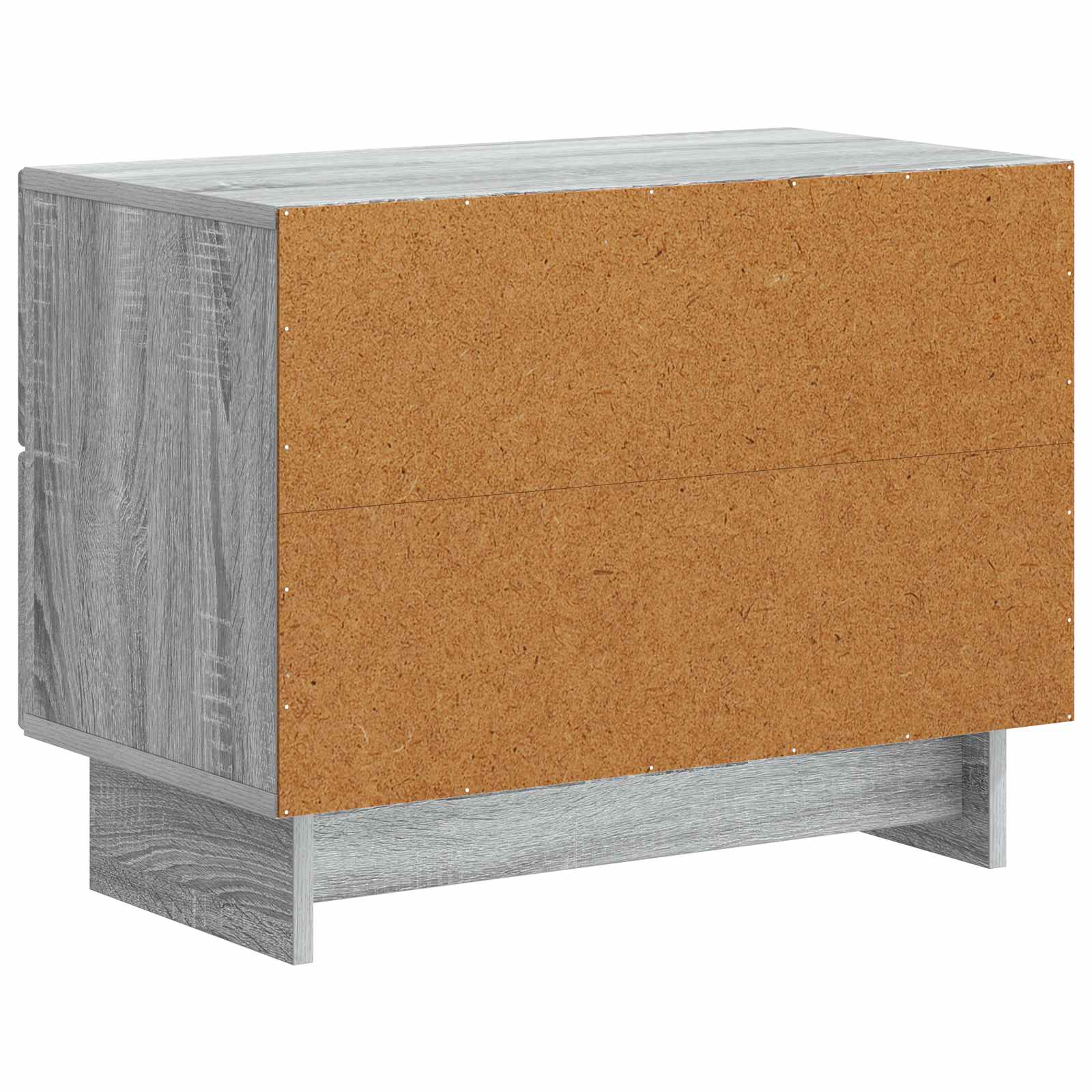 Nachtkastje Grijs sonoma 62 x 34,5 x 47,5 cm Bewerkt hout is nu te koop bij PeponiXL, paradijselijk wonen!