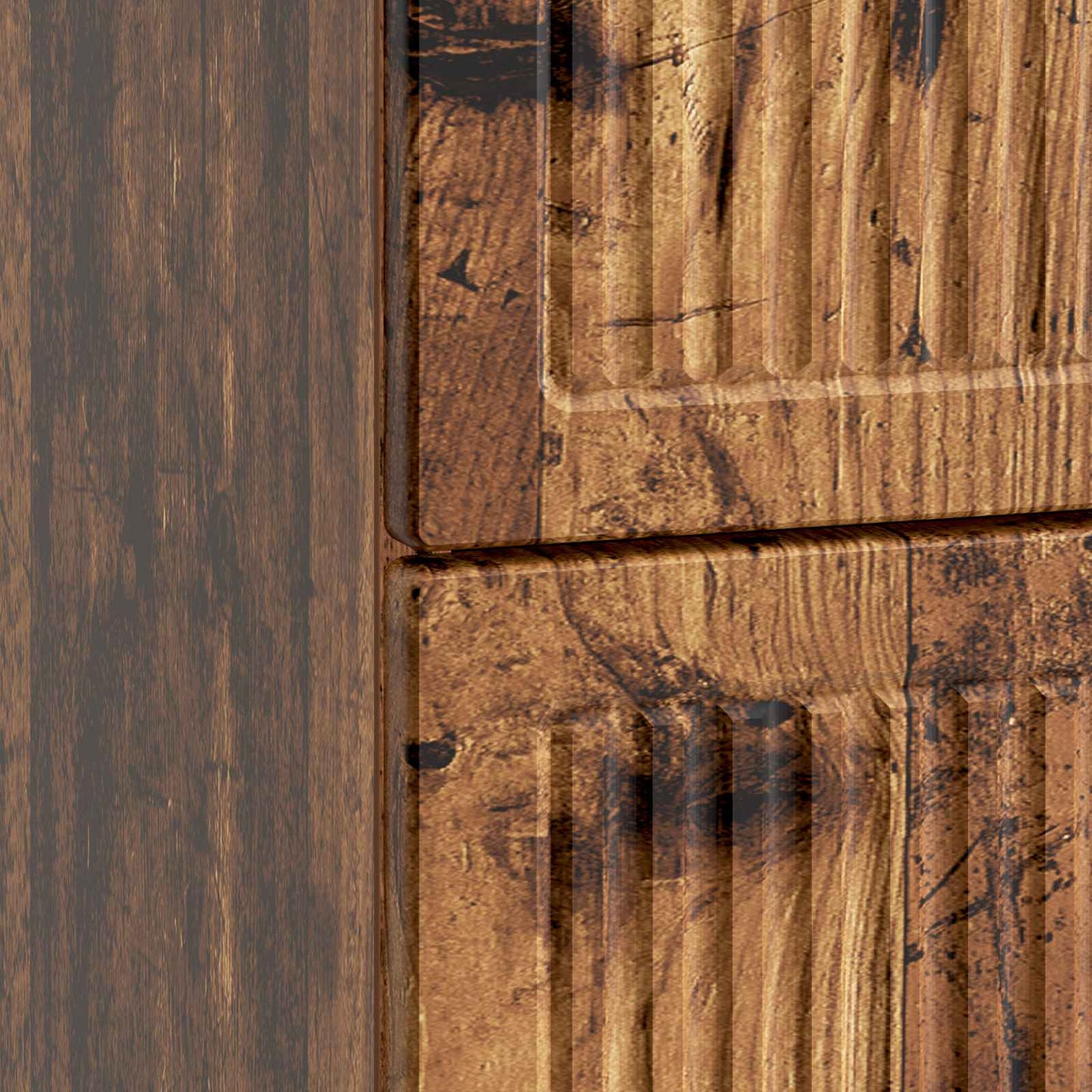 Nachtkastje met lade Oud hout 62 x 34,5 x 47,5 cm Bewerkt hout is nu te koop bij PeponiXL, paradijselijk wonen!
