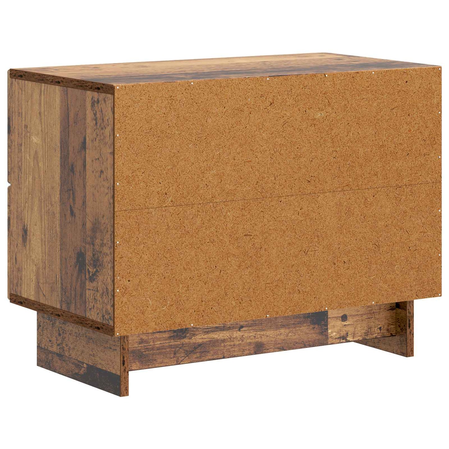 Nachtkastje met lade Oud hout 62 x 34,5 x 47,5 cm Bewerkt hout is nu te koop bij PeponiXL, paradijselijk wonen!