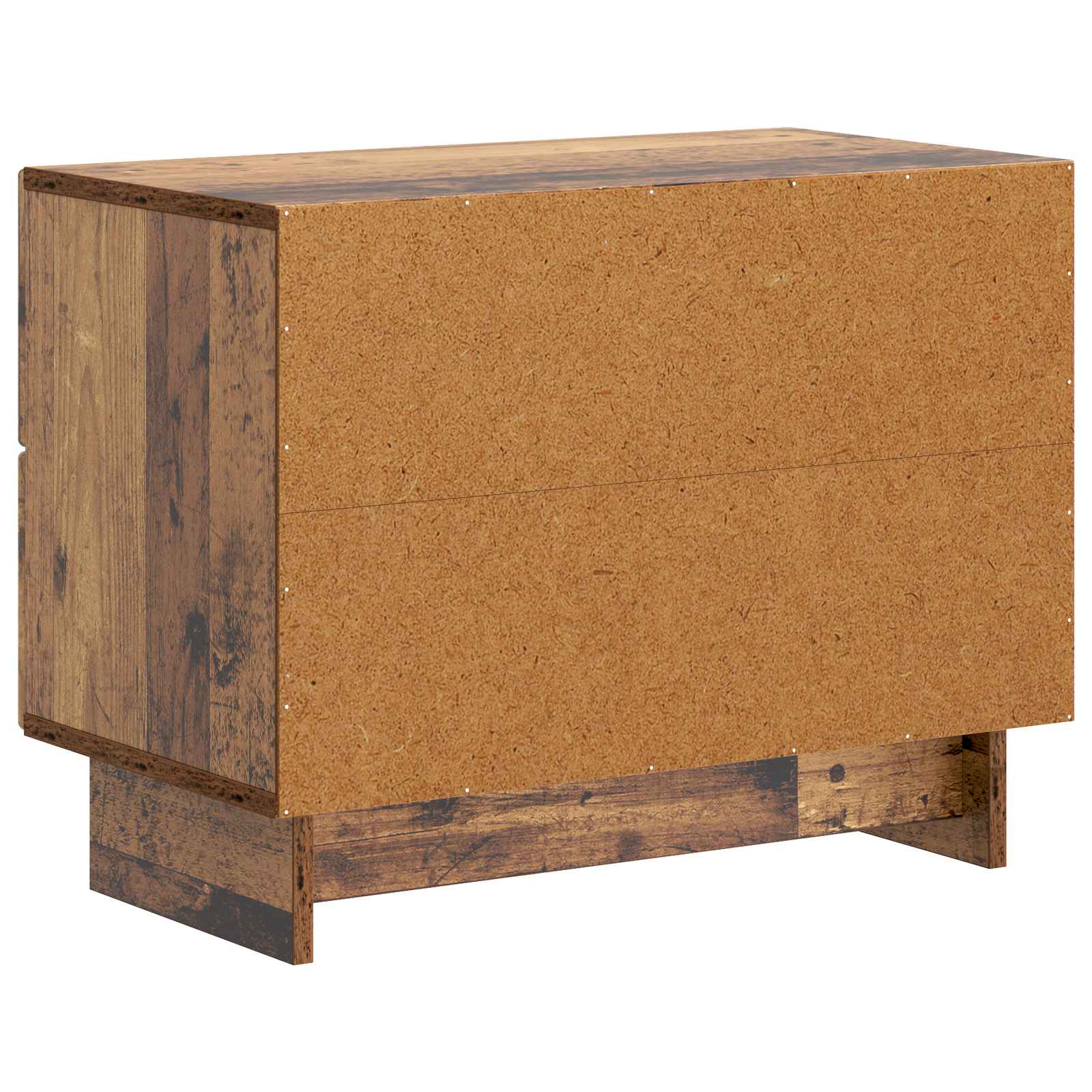 Nachtkastje met lade Oud hout 62 x 34,5 x 47,5 cm Bewerkt hout is nu te koop bij PeponiXL, paradijselijk wonen!