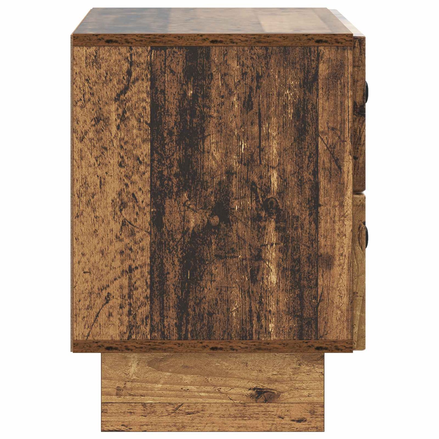 Nachtkastje met lade Oud hout 62 x 34,5 x 47,5 cm Bewerkt hout is nu te koop bij PeponiXL, paradijselijk wonen!