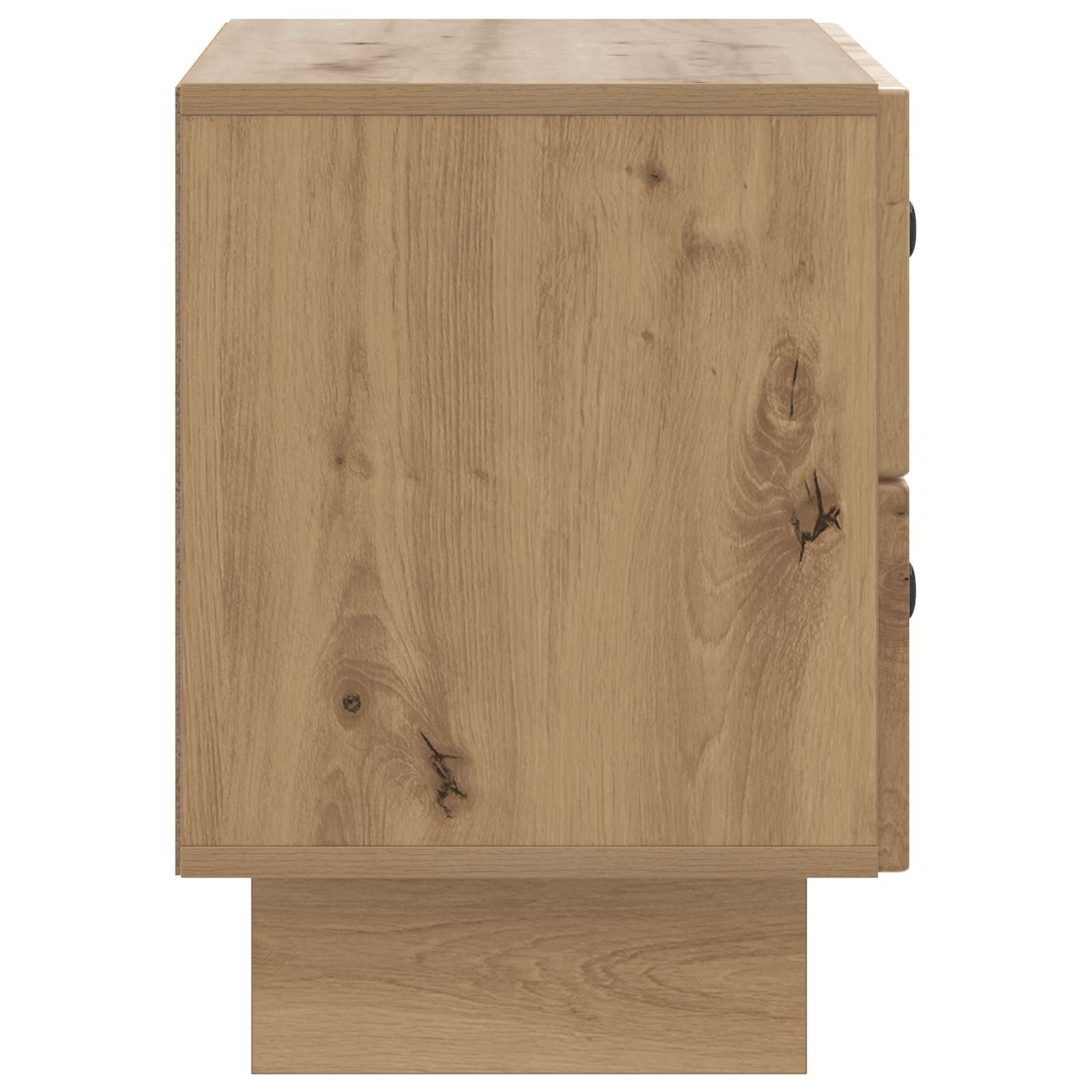 Nachtkastje Artisanaal eiken 62 x 34,5 x 47,5 cm Bewerkt hout is nu te koop bij PeponiXL, paradijselijk wonen!