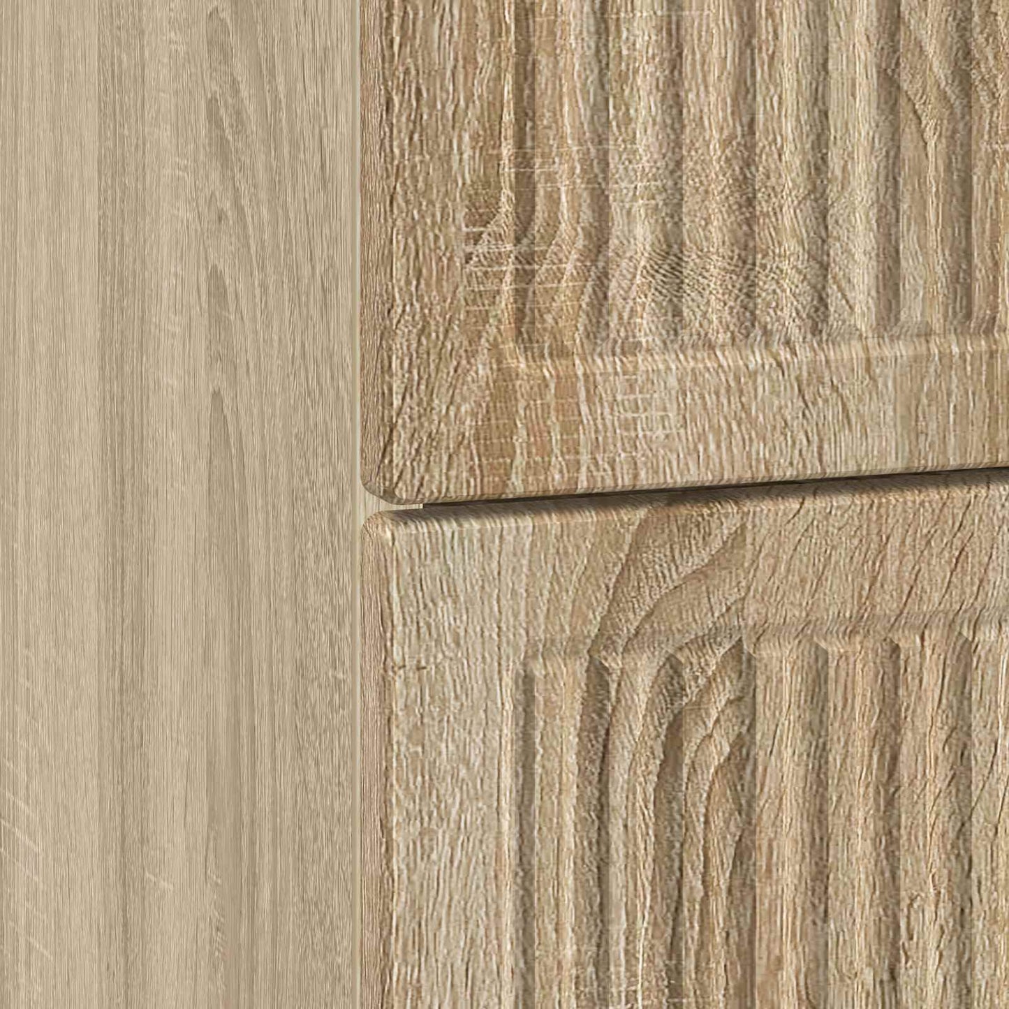 Nachtkastje Sonoma Eiken 43 x 41 x 66,5 cm Bewerkt hout is nu te koop bij PeponiXL, paradijselijk wonen!