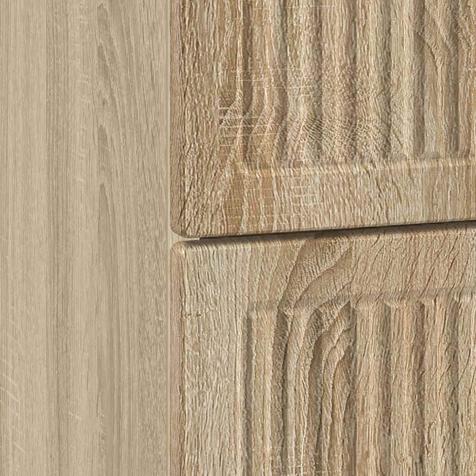 Nachtkastje Sonoma Eiken 43 x 41 x 66,5 cm Bewerkt hout is nu te koop bij PeponiXL, paradijselijk wonen!