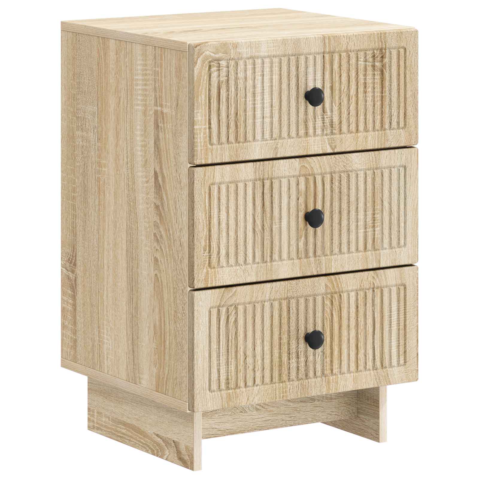 Nachtkastje Sonoma Eiken 43 x 41 x 66,5 cm Bewerkt hout is nu te koop bij PeponiXL, paradijselijk wonen!