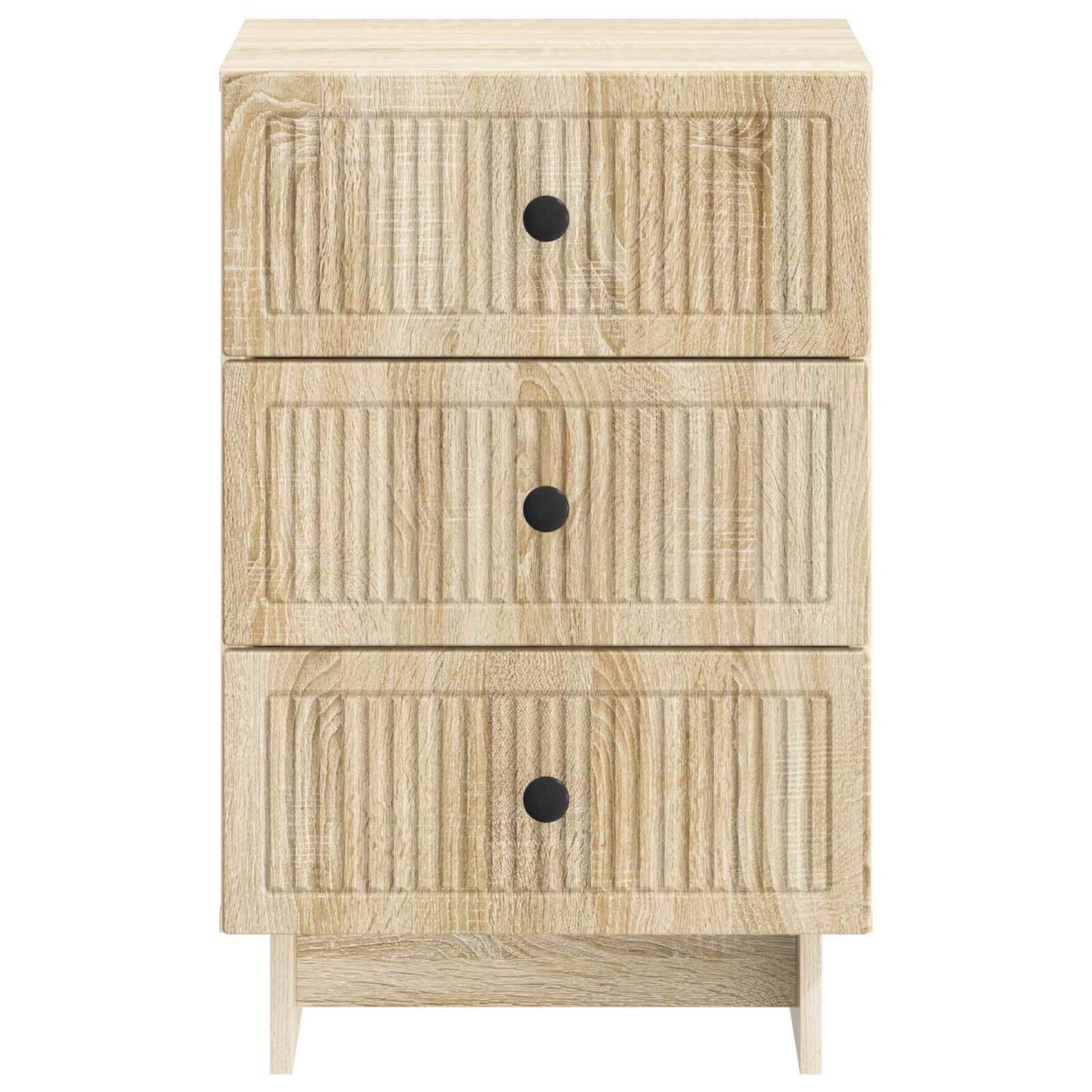 Nachtkastje Sonoma Eiken 43 x 41 x 66,5 cm Bewerkt hout is nu te koop bij PeponiXL, paradijselijk wonen!