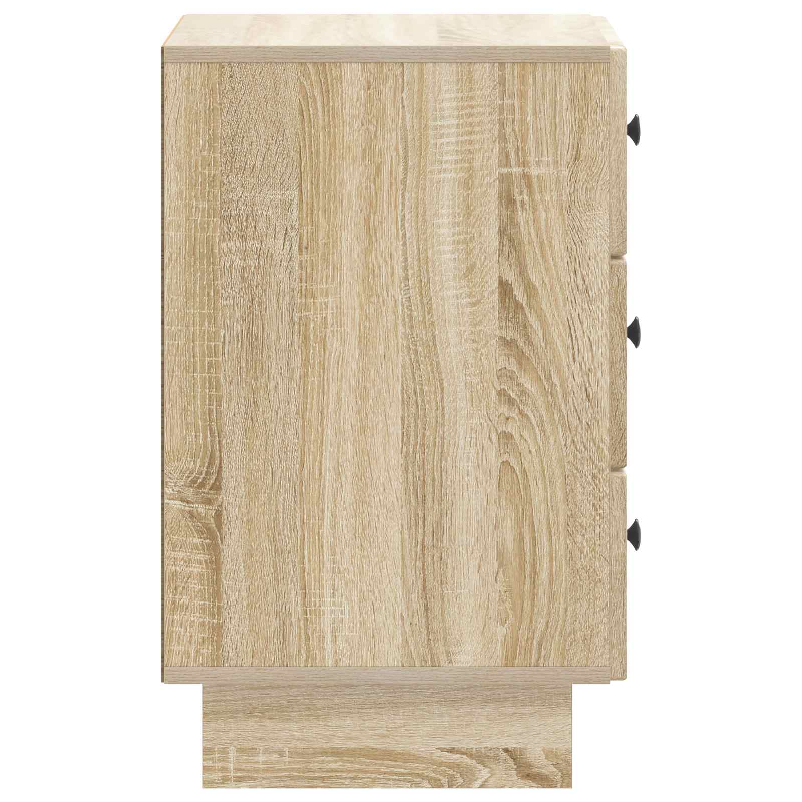 Nachtkastje Sonoma Eiken 43 x 41 x 66,5 cm Bewerkt hout is nu te koop bij PeponiXL, paradijselijk wonen!