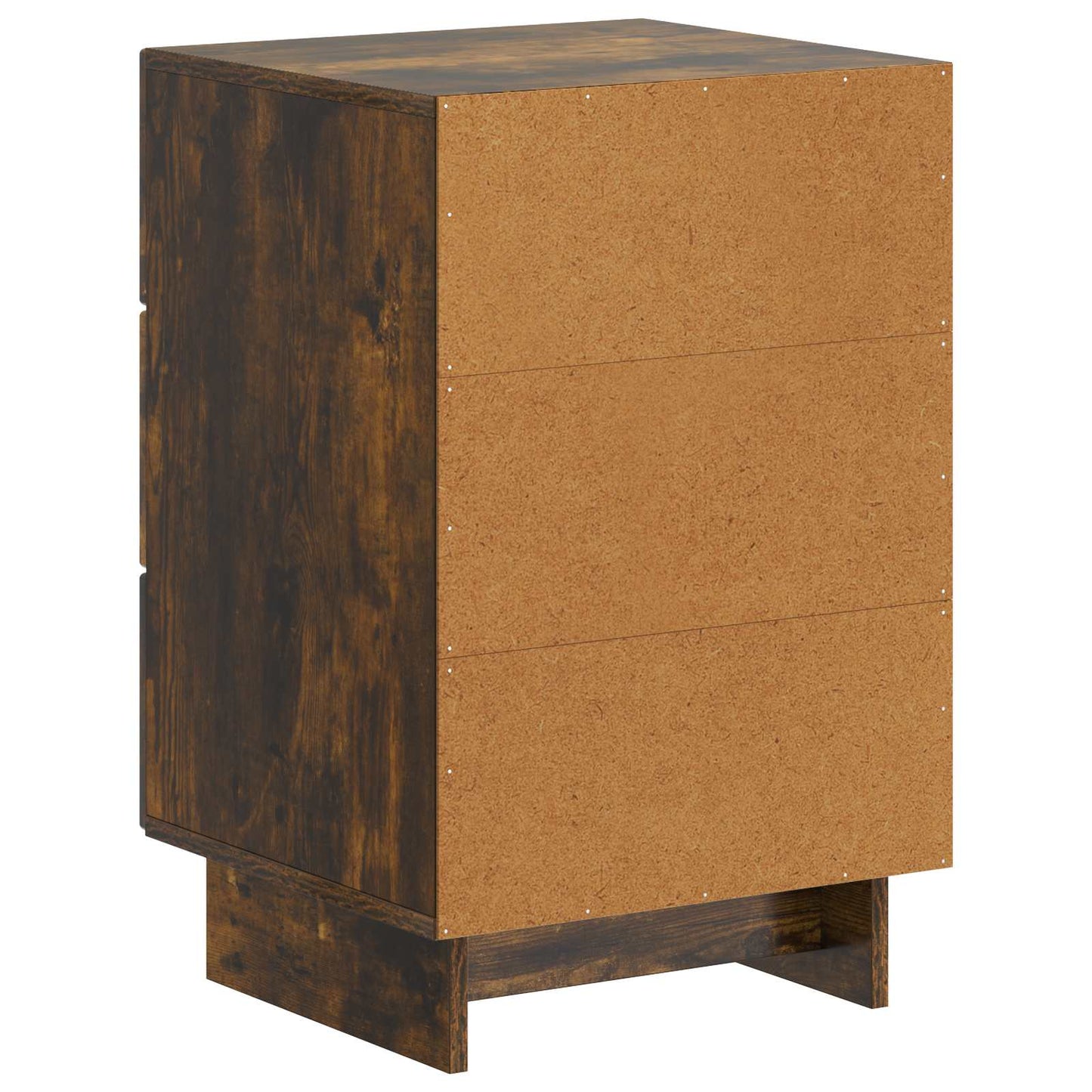 Nachtkastje Gerookt eiken 43 x 41 x 66,5 cm Bewerkt hout is nu te koop bij PeponiXL, paradijselijk wonen!