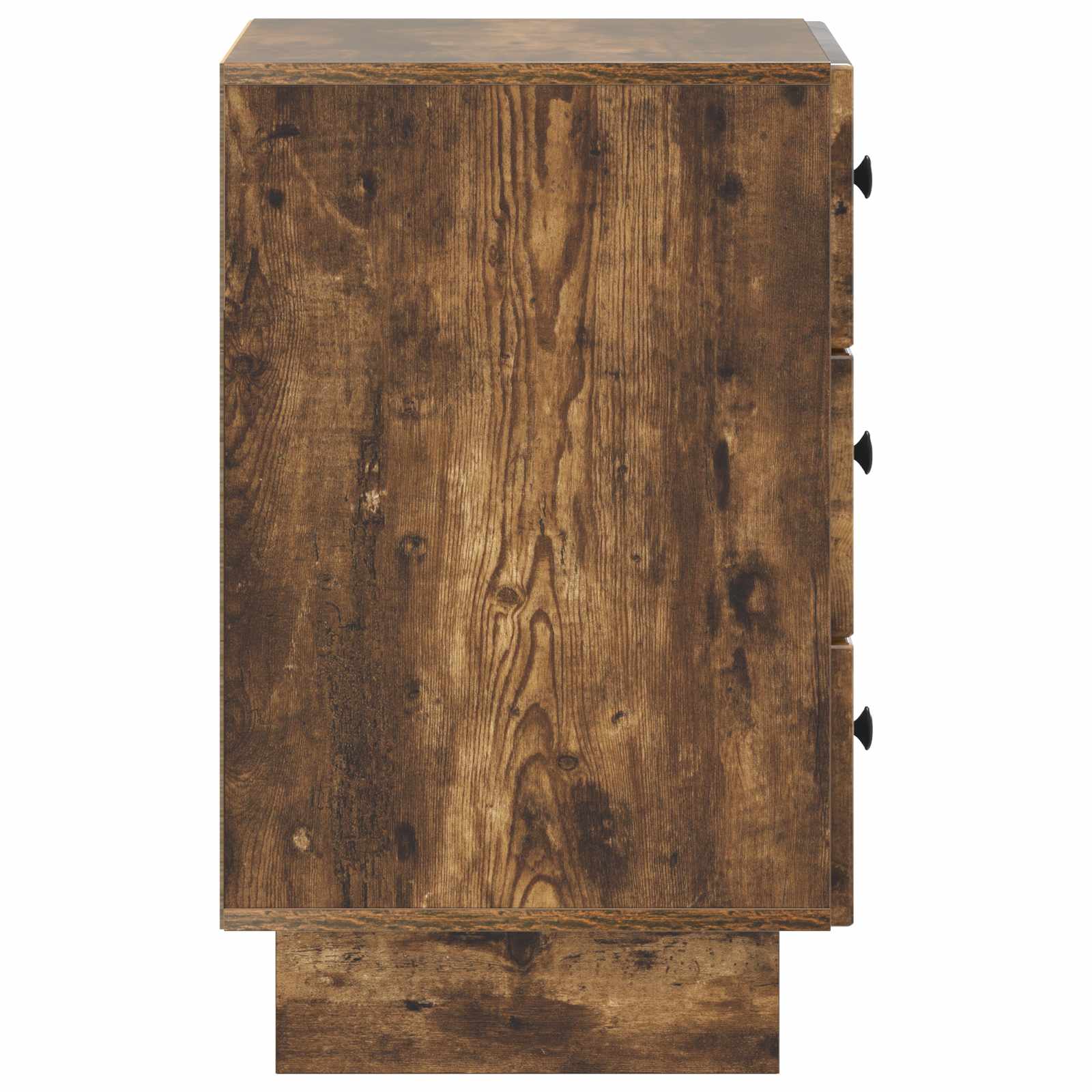 Nachtkastje Gerookt eiken 43 x 41 x 66,5 cm Bewerkt hout is nu te koop bij PeponiXL, paradijselijk wonen!