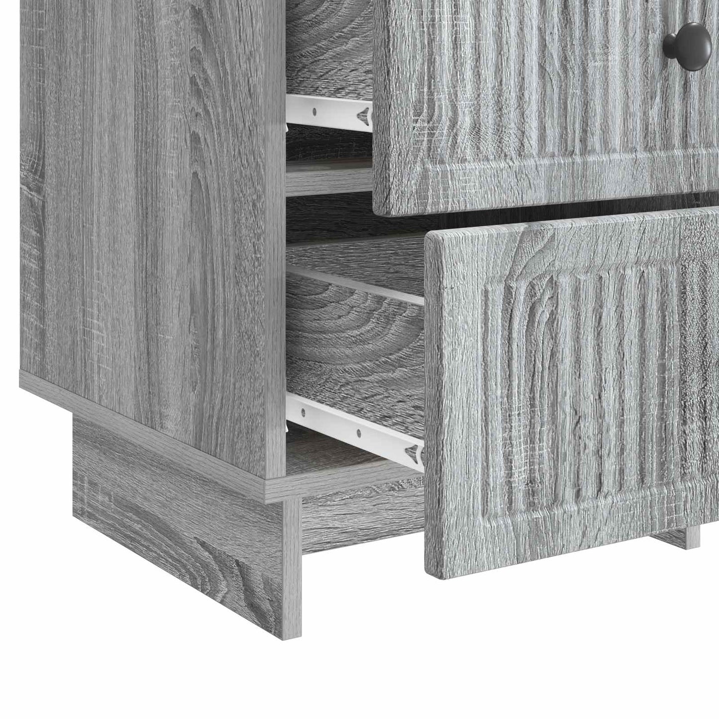 Nachtkastje Grijs sonoma 43 x 41 x 66,5 cm Bewerkt hout is nu te koop bij PeponiXL, paradijselijk wonen!