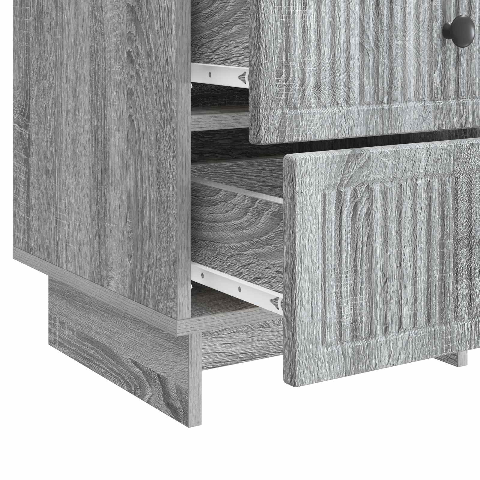 Nachtkastje Grijs sonoma 43 x 41 x 66,5 cm Bewerkt hout is nu te koop bij PeponiXL, paradijselijk wonen!