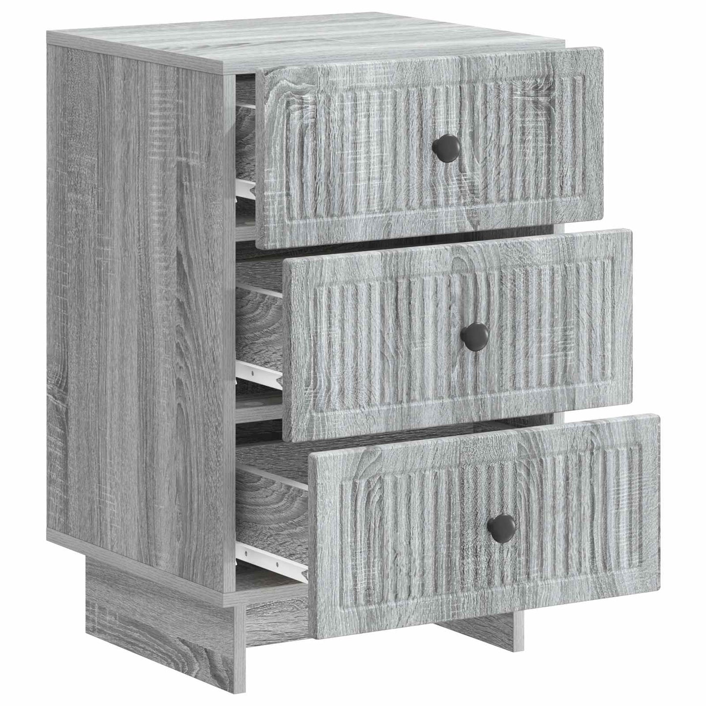 Nachtkastje Grijs sonoma 43 x 41 x 66,5 cm Bewerkt hout is nu te koop bij PeponiXL, paradijselijk wonen!