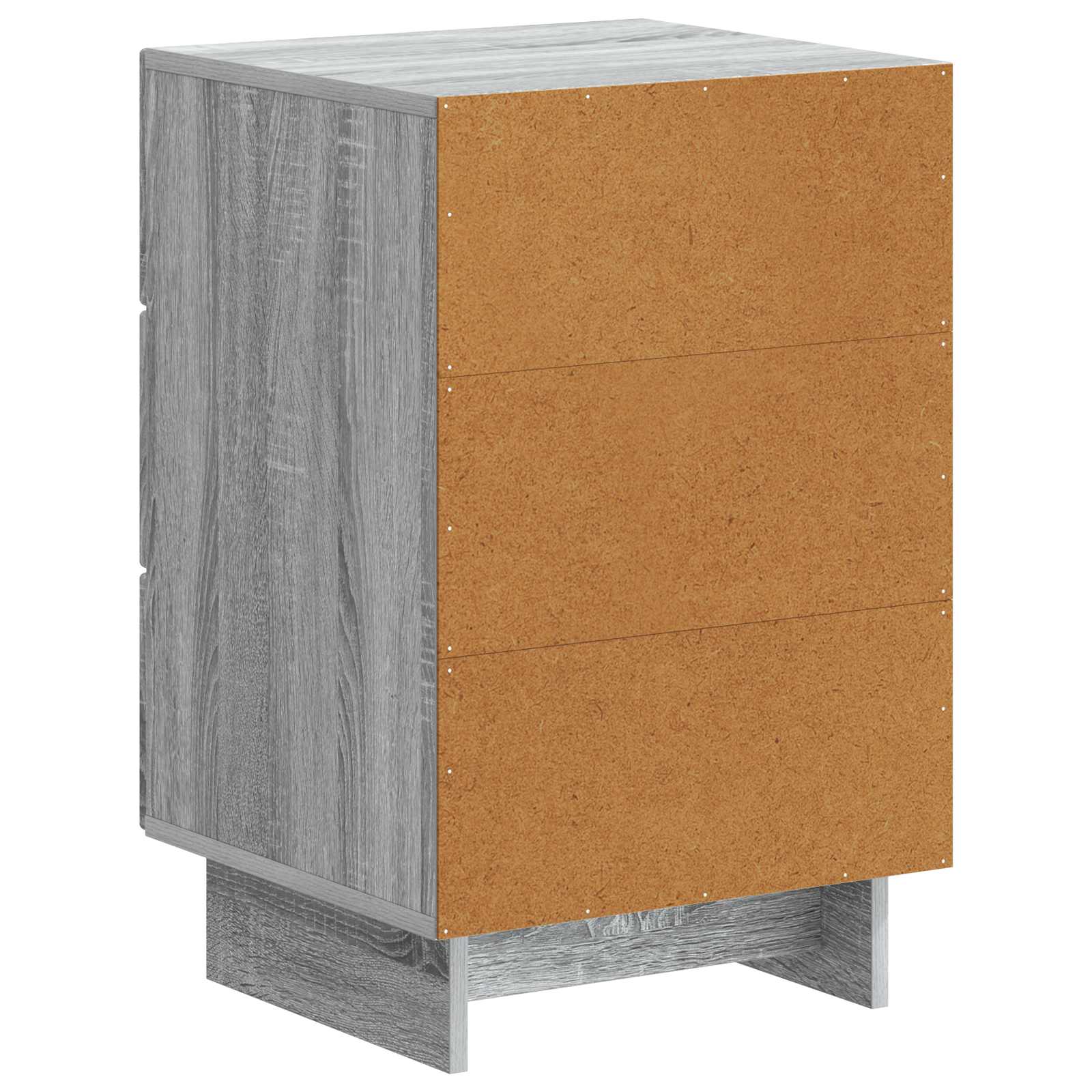 Nachtkastje Grijs sonoma 43 x 41 x 66,5 cm Bewerkt hout is nu te koop bij PeponiXL, paradijselijk wonen!