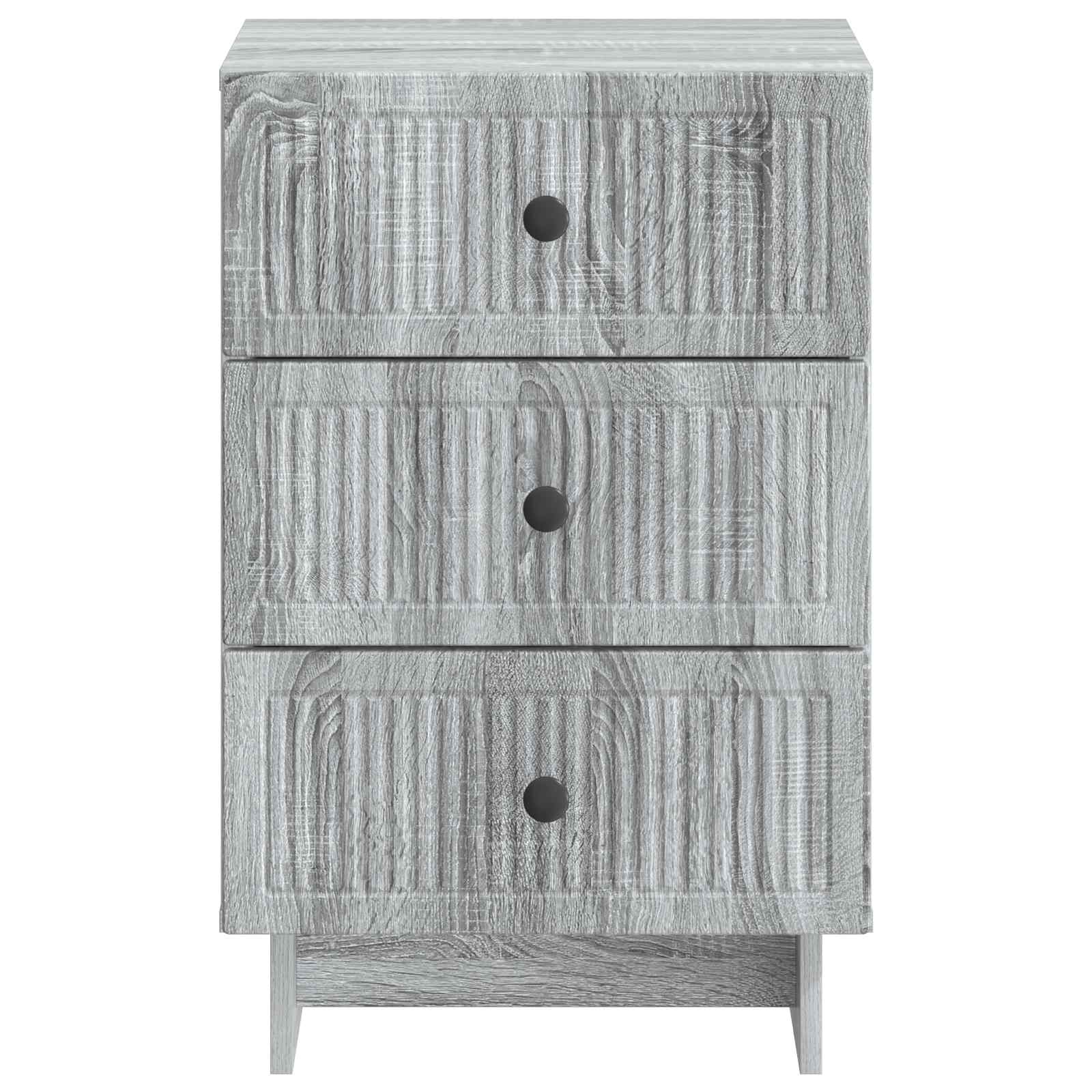 Nachtkastje Grijs sonoma 43 x 41 x 66,5 cm Bewerkt hout is nu te koop bij PeponiXL, paradijselijk wonen!