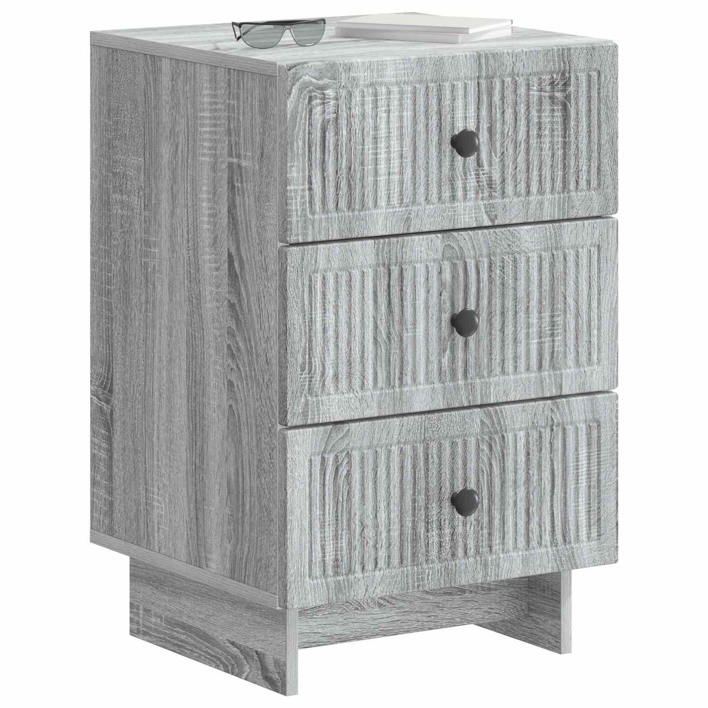 Nachtkastje Grijs sonoma 43 x 41 x 66,5 cm Bewerkt hout is nu te koop bij PeponiXL, paradijselijk wonen!