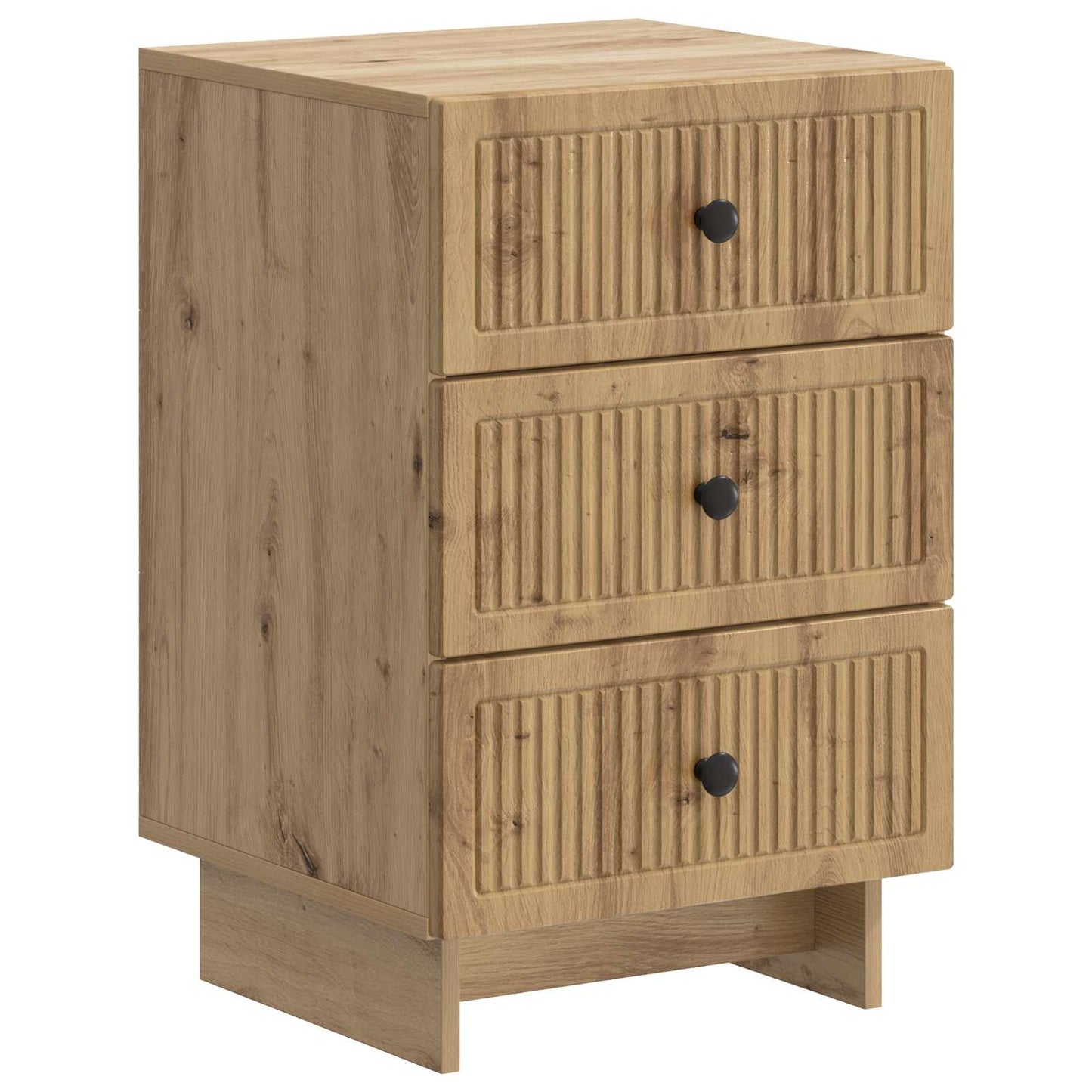 Nachtkastje Artisanaal eiken 43 x 41 x 66,5 cm Bewerkt hout is nu te koop bij PeponiXL, paradijselijk wonen!