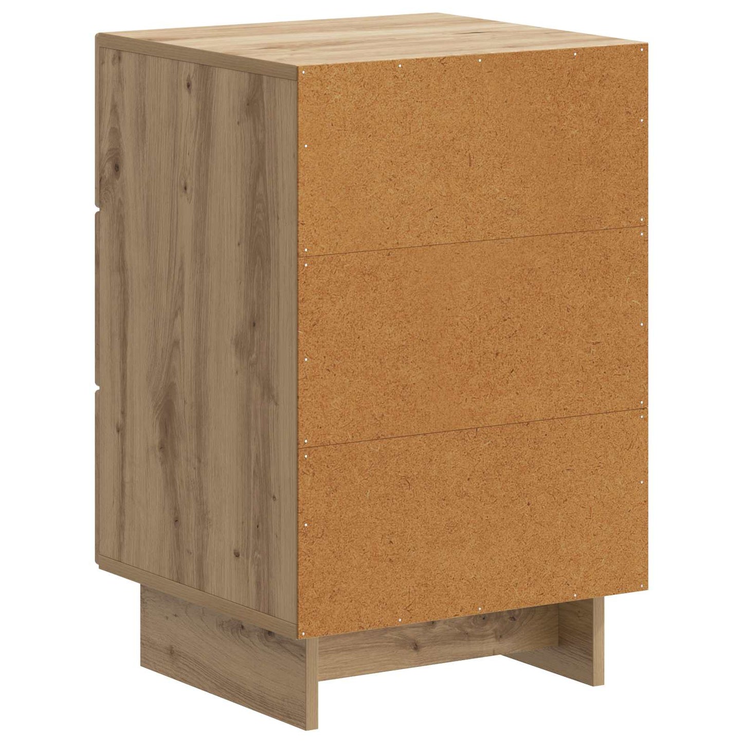 Nachtkastje Artisanaal eiken 43 x 41 x 66,5 cm Bewerkt hout is nu te koop bij PeponiXL, paradijselijk wonen!