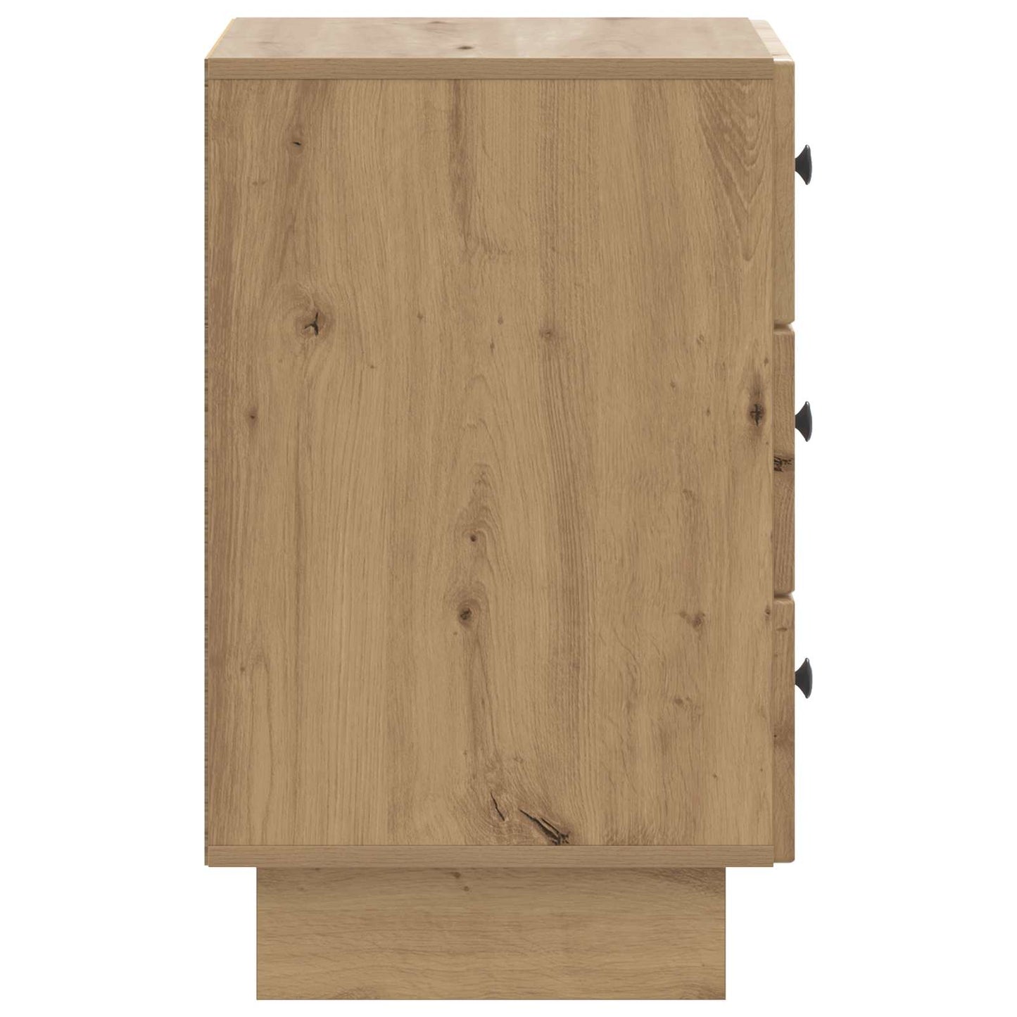 Nachtkastje Artisanaal eiken 43 x 41 x 66,5 cm Bewerkt hout is nu te koop bij PeponiXL, paradijselijk wonen!