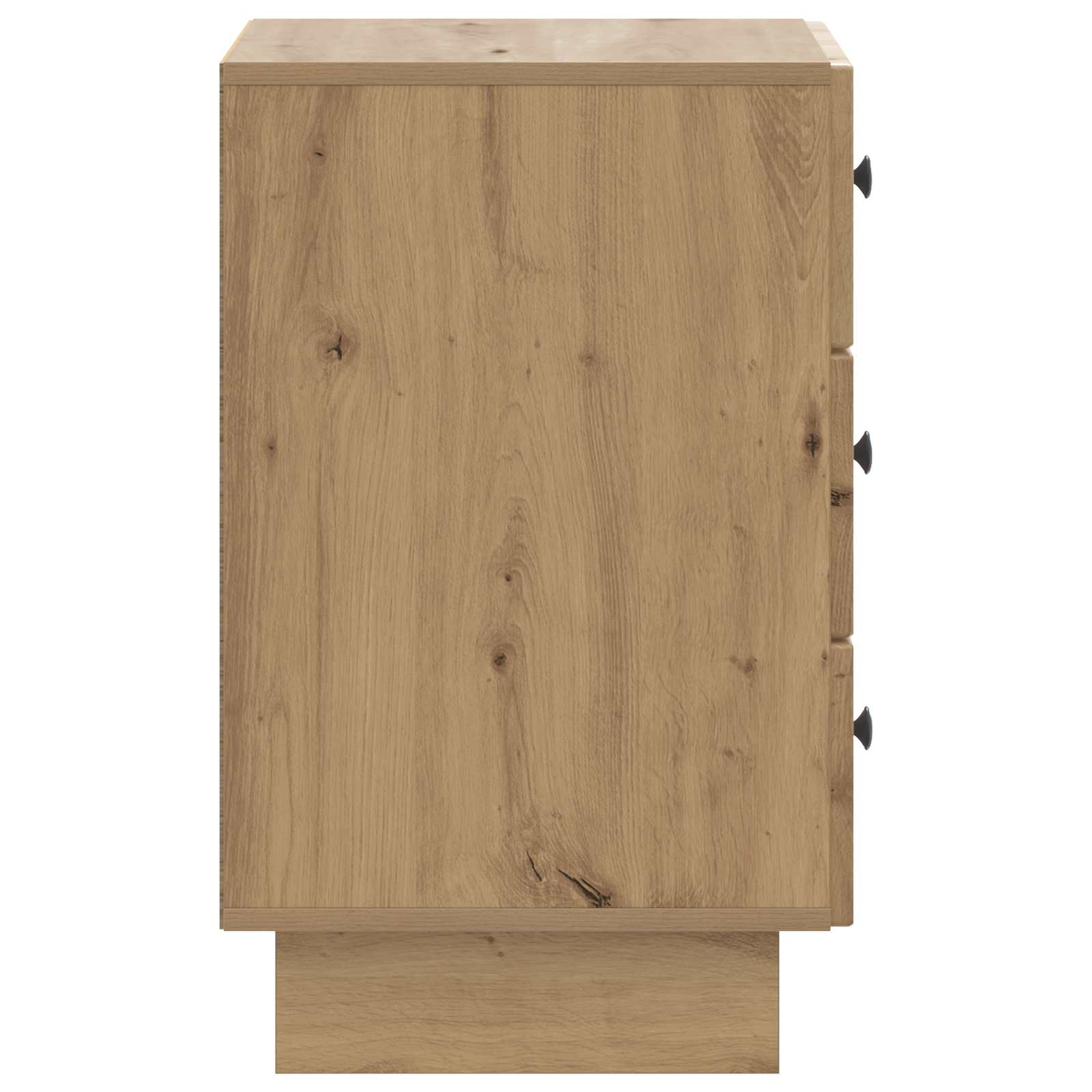 Nachtkastje Artisanaal eiken 43 x 41 x 66,5 cm Bewerkt hout is nu te koop bij PeponiXL, paradijselijk wonen!