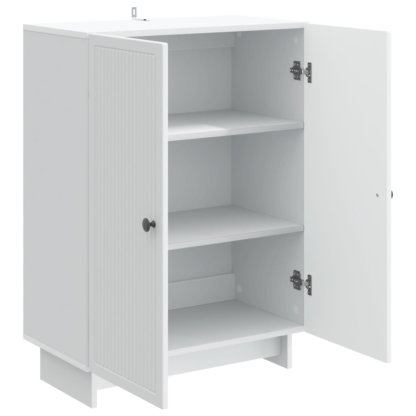 Dressoir Wit 66 x 34,5 x 90 cm Bewerkt hout is nu te koop bij PeponiXL, paradijselijk wonen!