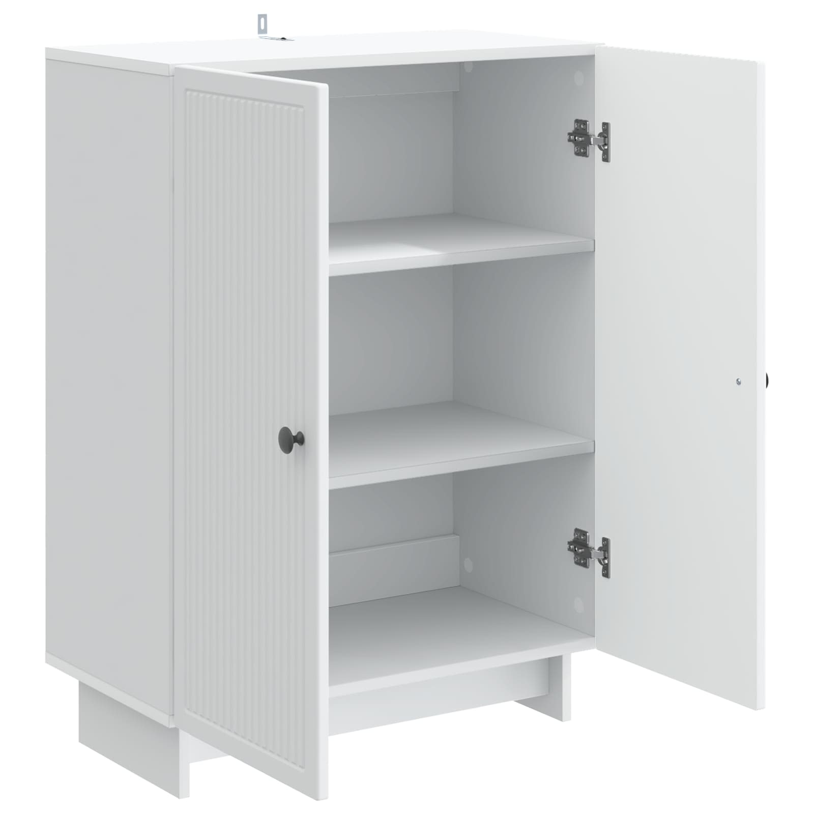 Dressoir Wit 66 x 34,5 x 90 cm Bewerkt hout is nu te koop bij PeponiXL, paradijselijk wonen!